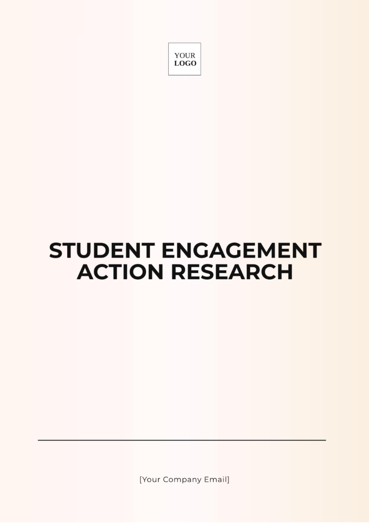 Student Engagement Action Research Template - Edit Online & Download