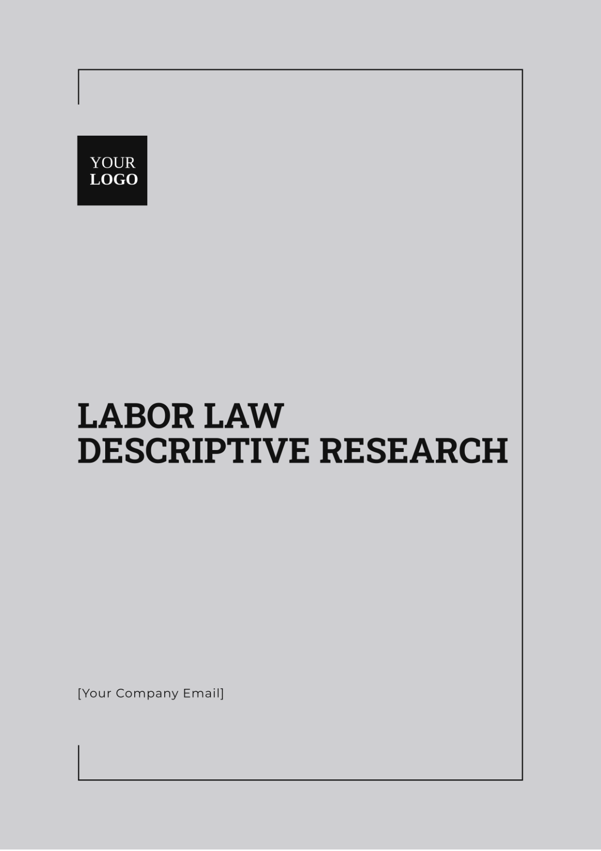 Labor Law Descriptive Research Template - Edit Online & Download