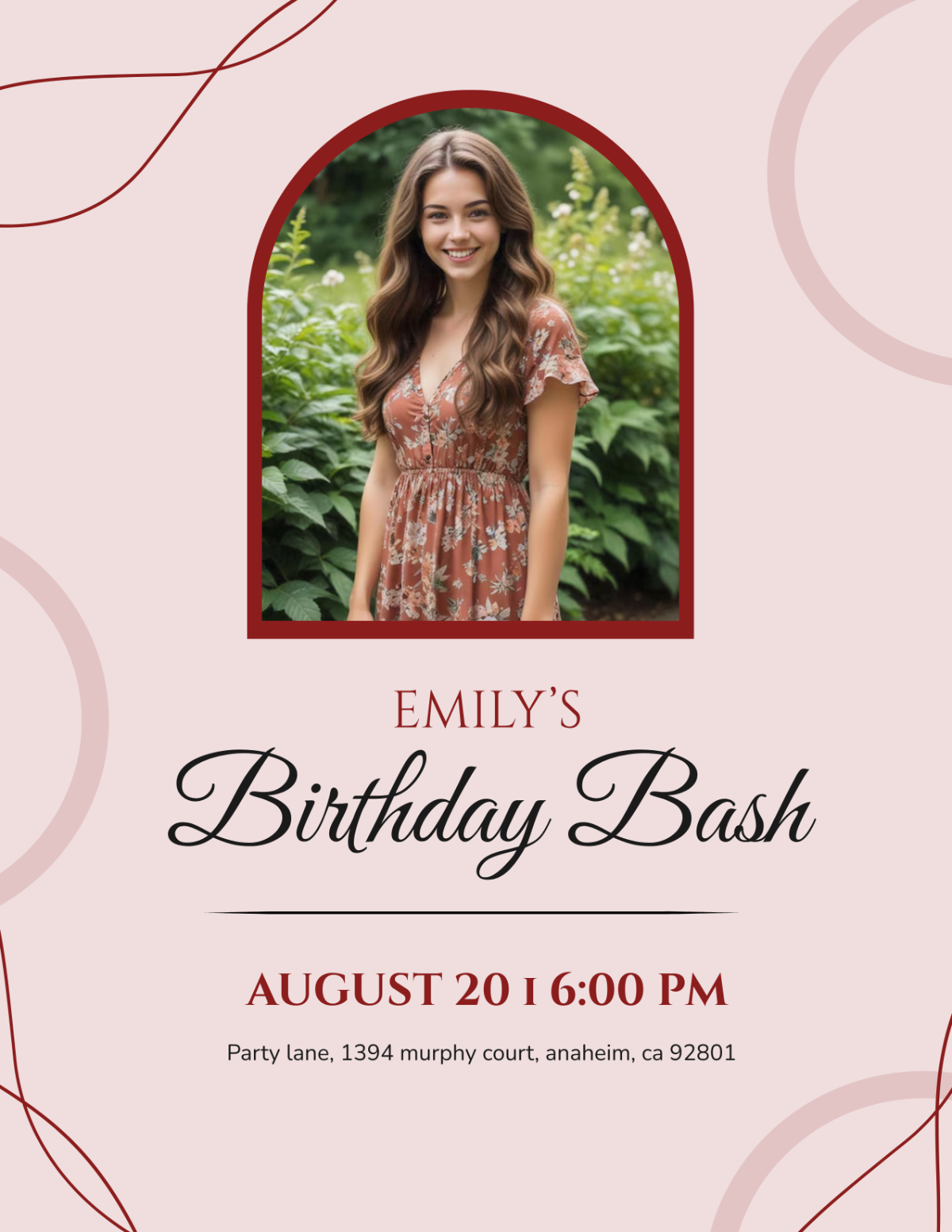 Free Birthday Layout Flyer Template