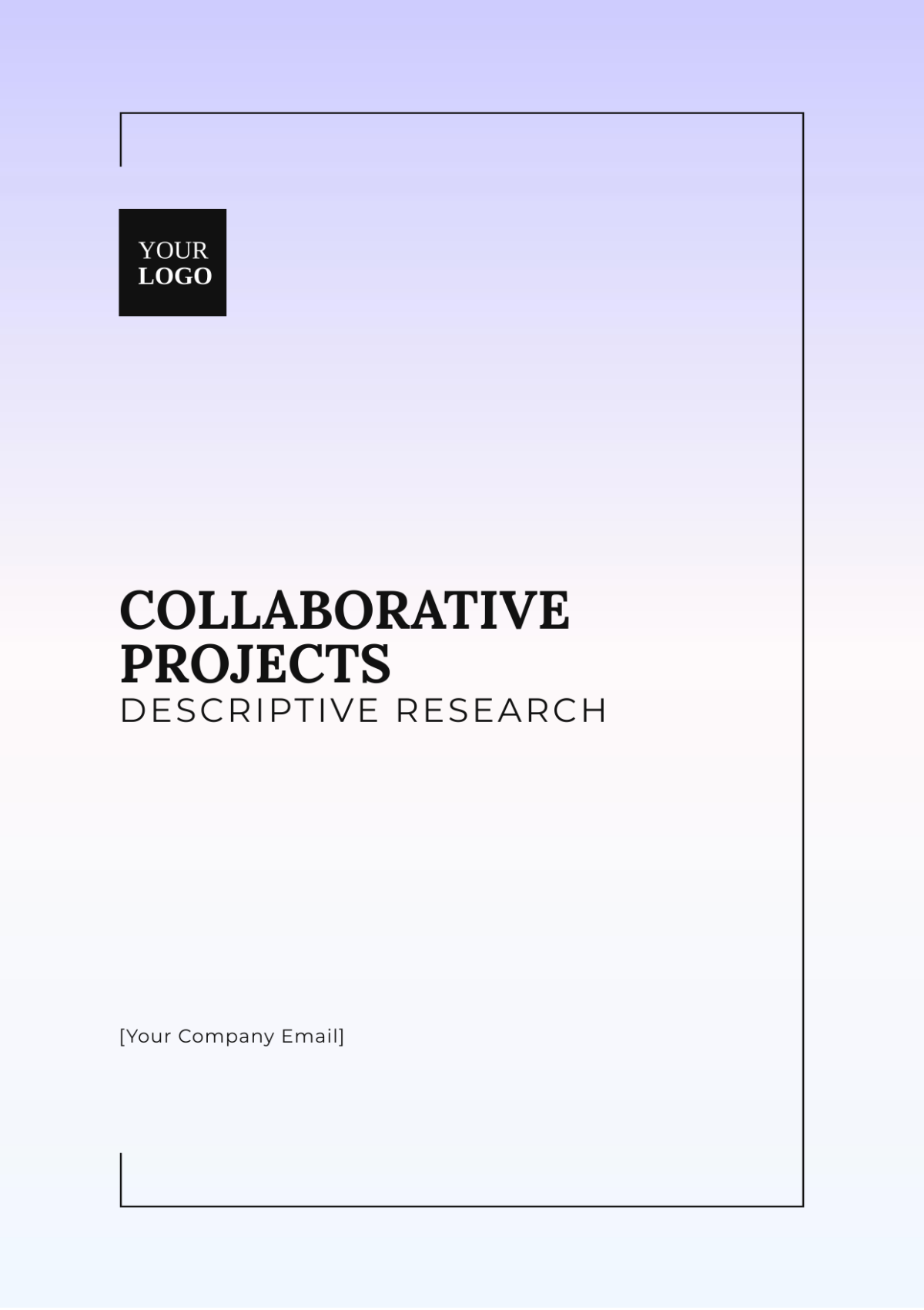 Collaborative Projects Descriptive Research Template - Edit Online & Download