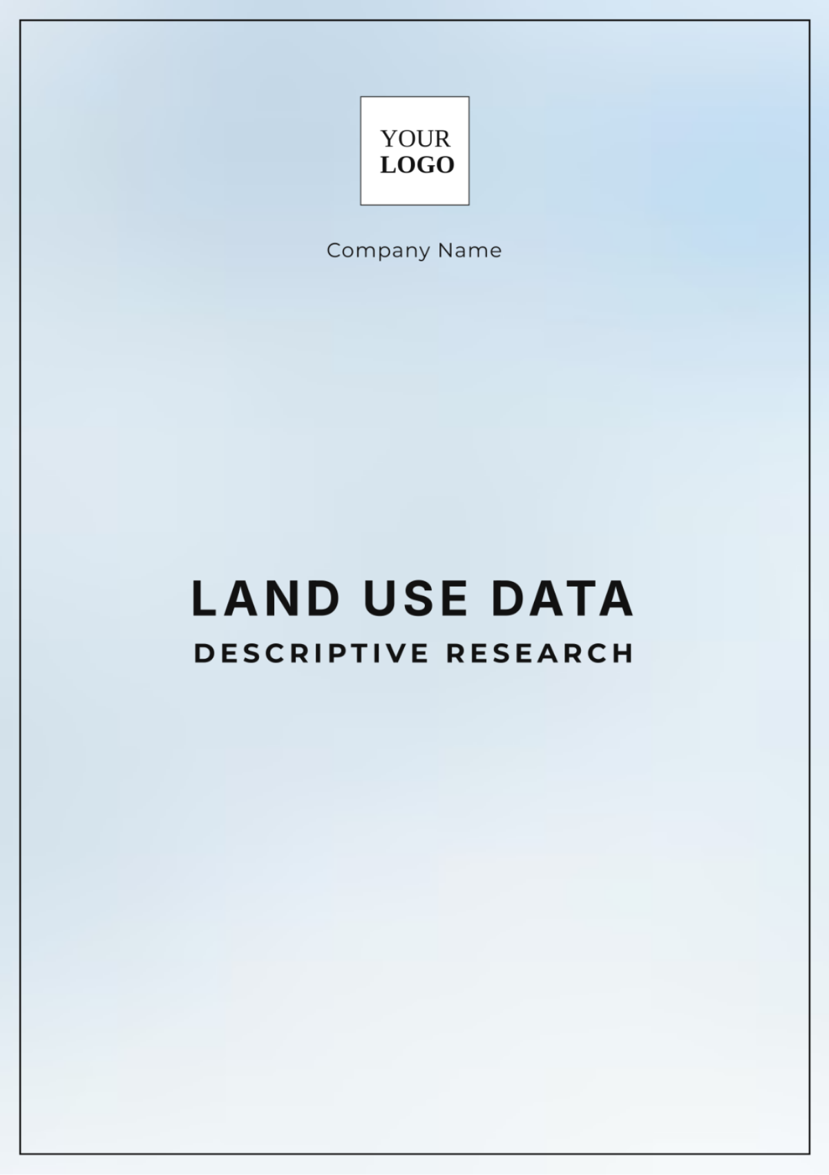 Land Use Data Descriptive Research Template - Edit Online & Download