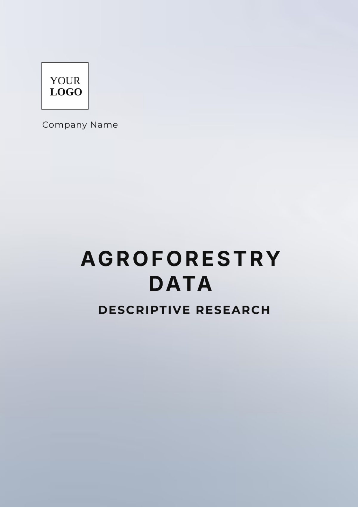 Agroforestry Data Descriptive Research Template - Edit Online & Download