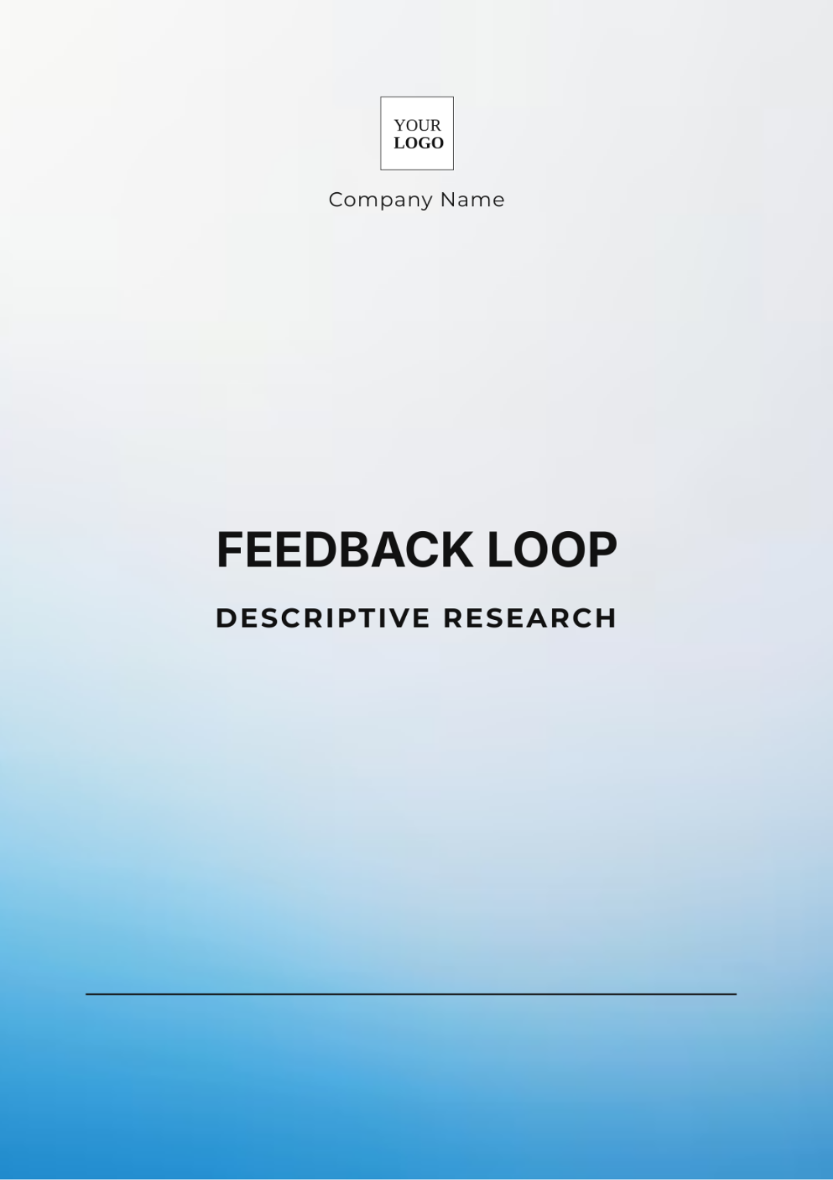 Feedback Loop Descriptive Research Template - Edit Online & Download