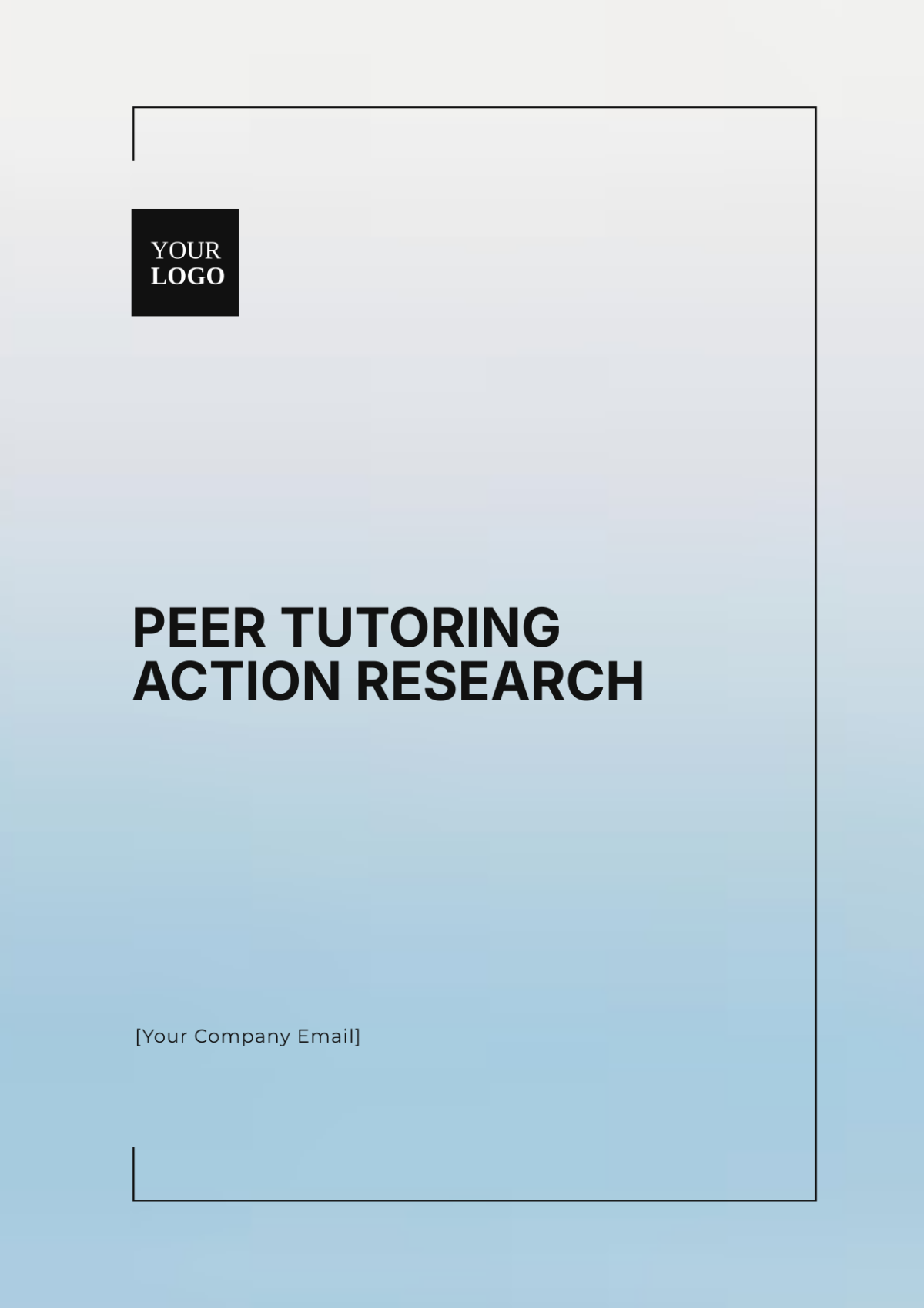 Peer Tutoring Action Research Template - Edit Online & Download