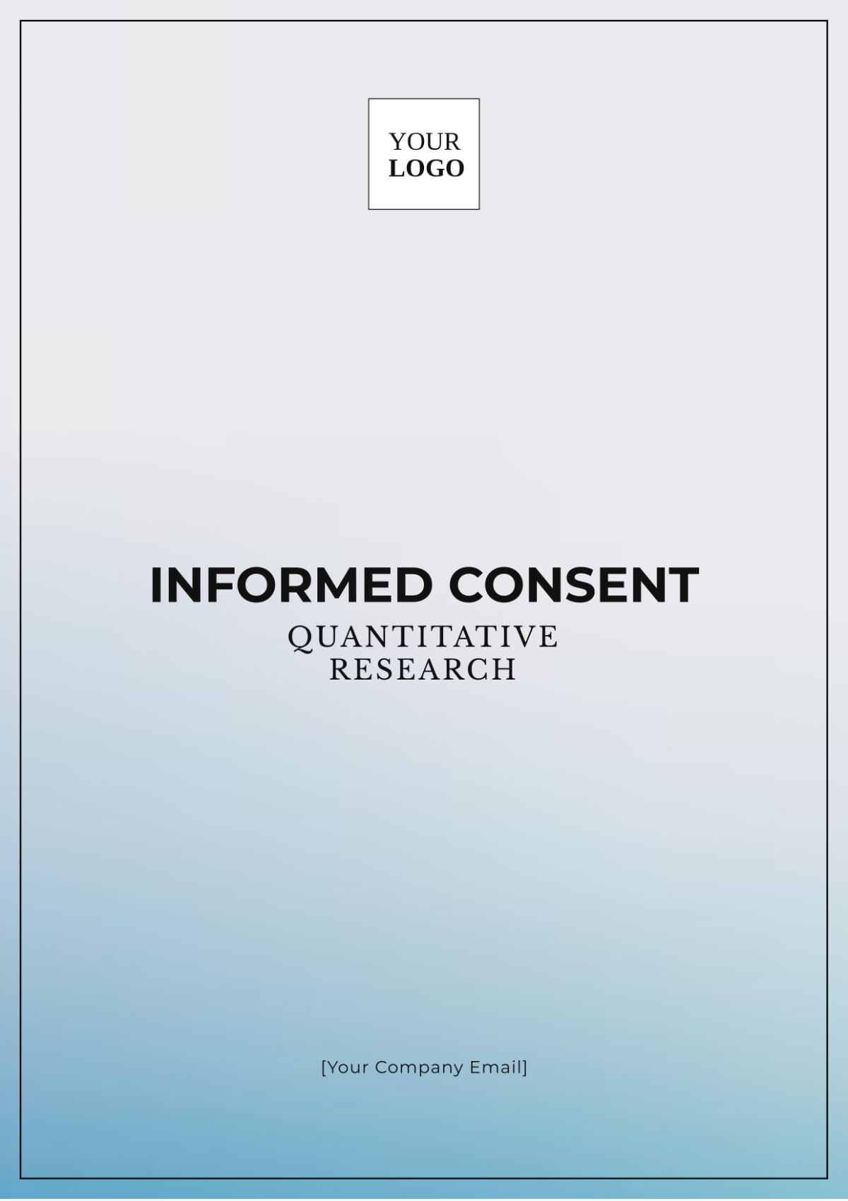 Informed Consent Quantitative Research Template - Edit Online & Download