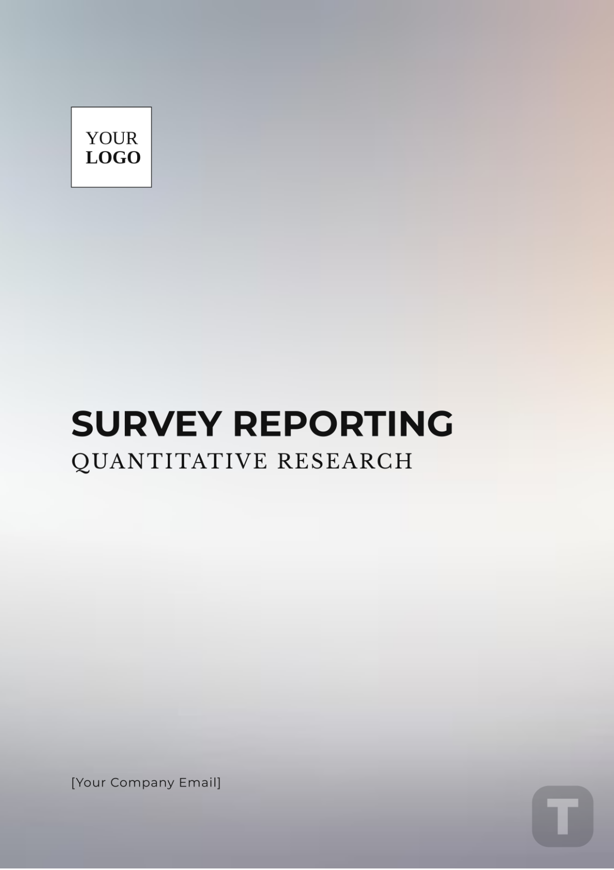 Survey Reporting Quantitative Research Template - Edit Online & Download