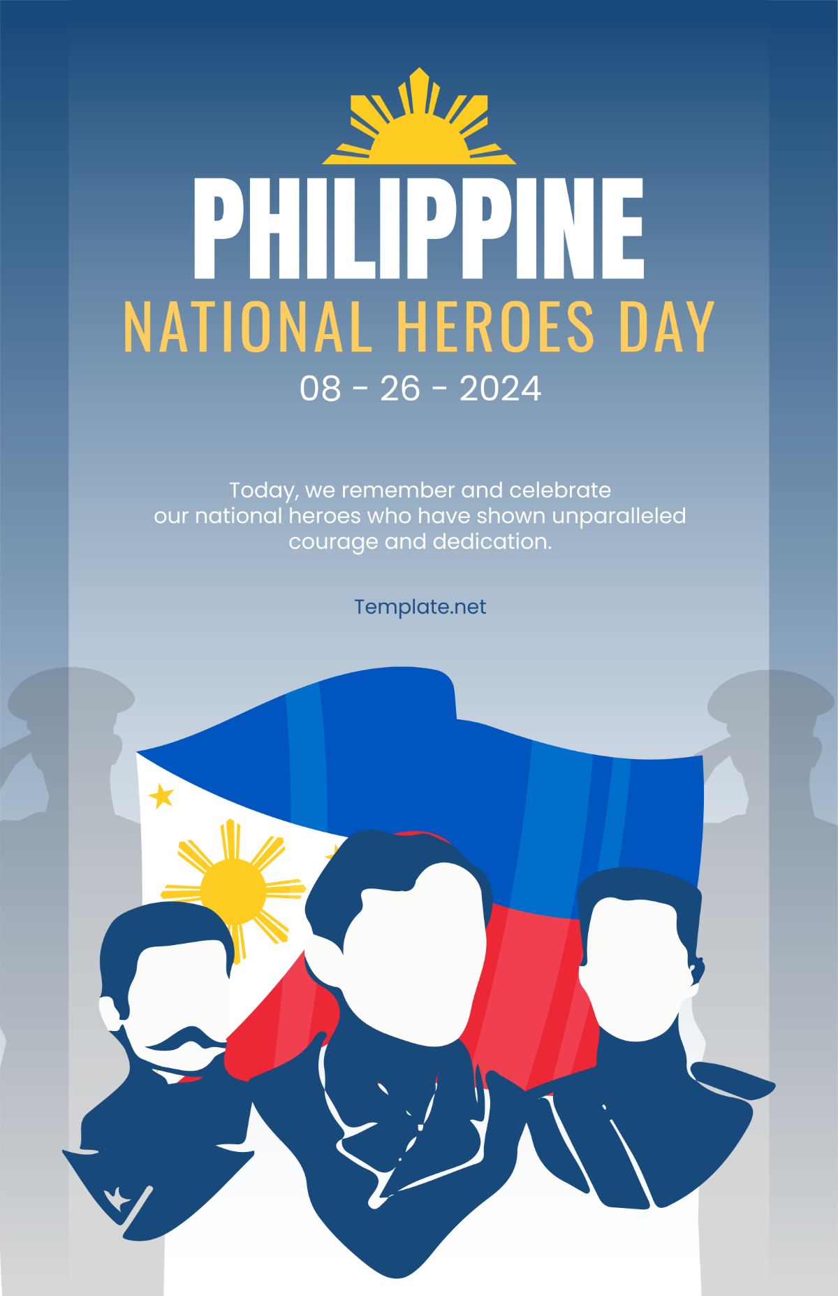 National Heroes Day Poster Template - Edit Online & Download