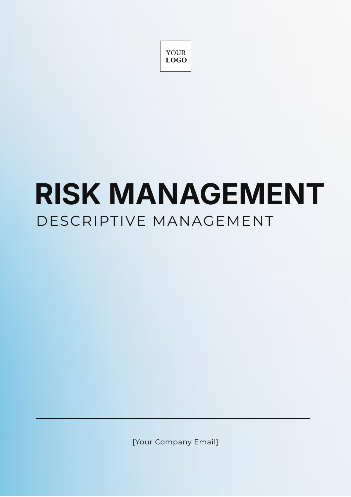 Risk Management Descriptive Research Template - Edit Online & Download