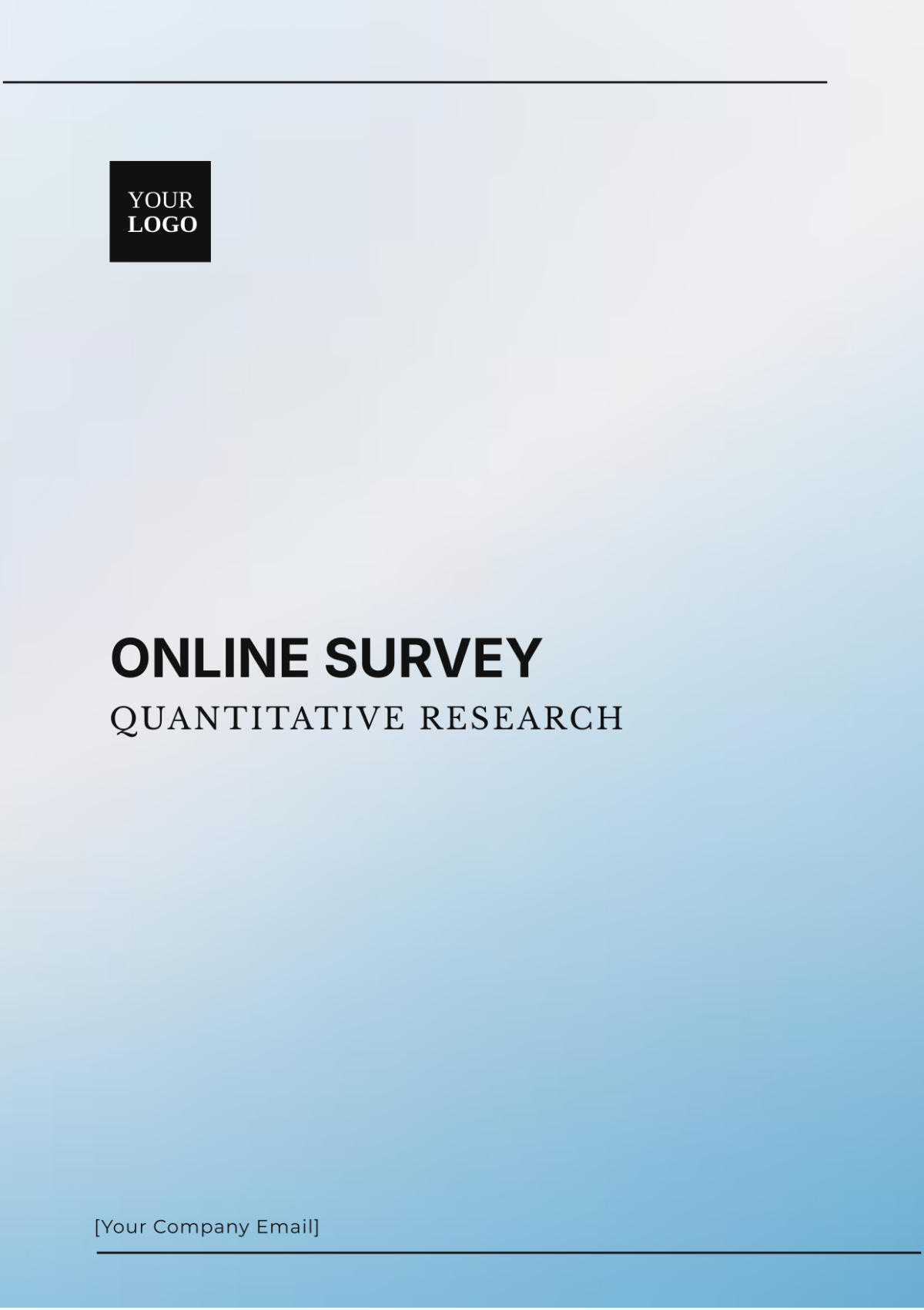 Online Survey Quantitative Research Template - Edit Online & Download