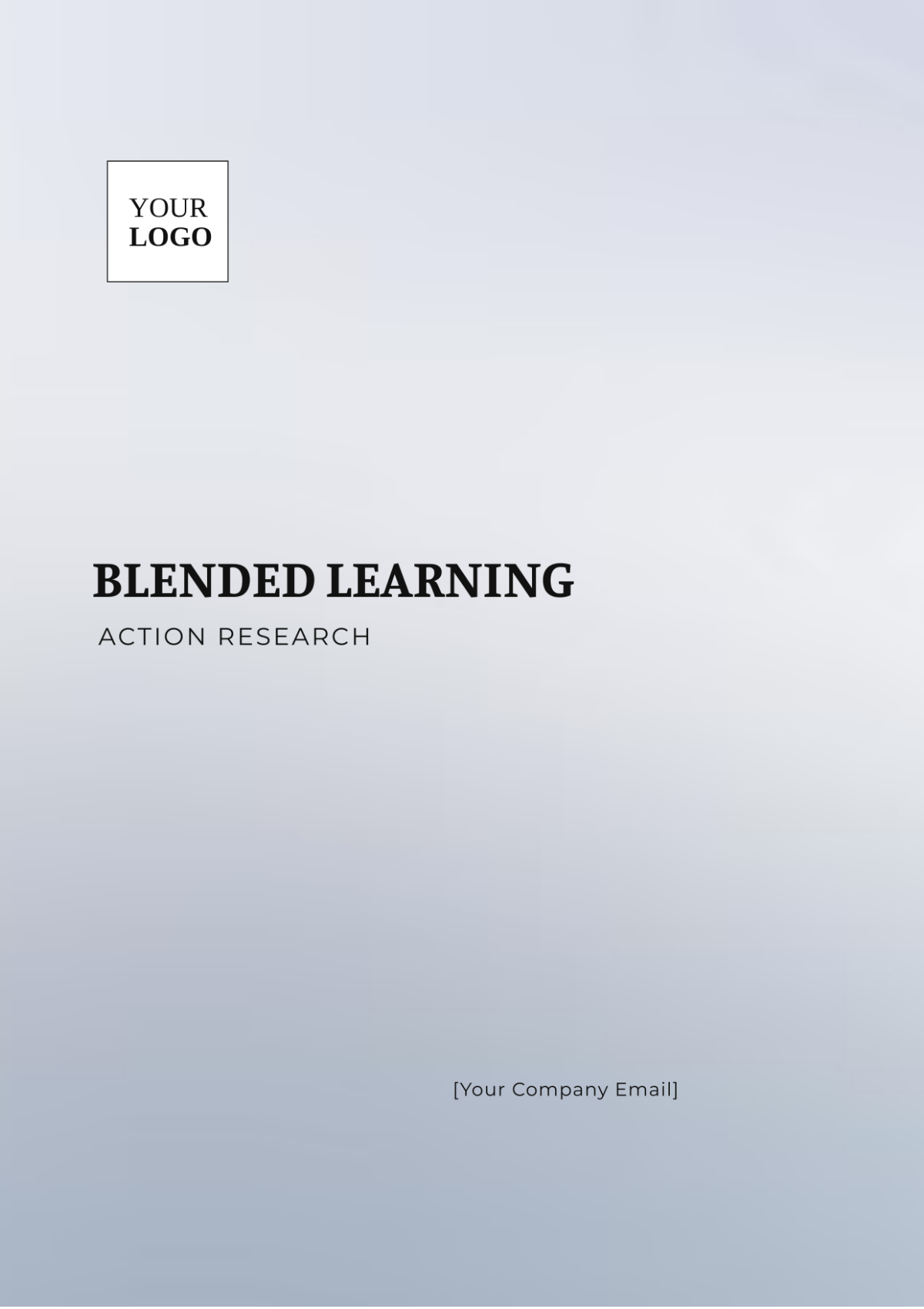 Blended Learning Action Research Template - Edit Online & Download