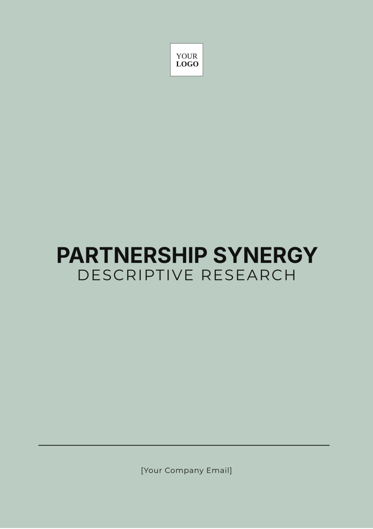 Partnership Synergy Descriptive Research Template - Edit Online & Download