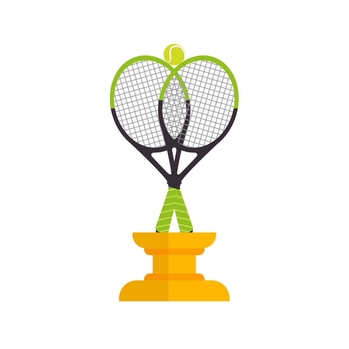 US Open Tennis Trophy Clipart Template - Edit Online & Download