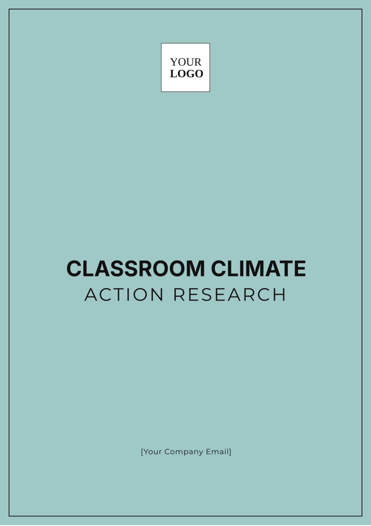 Classroom Climate Action Research Template - Edit Online & Download