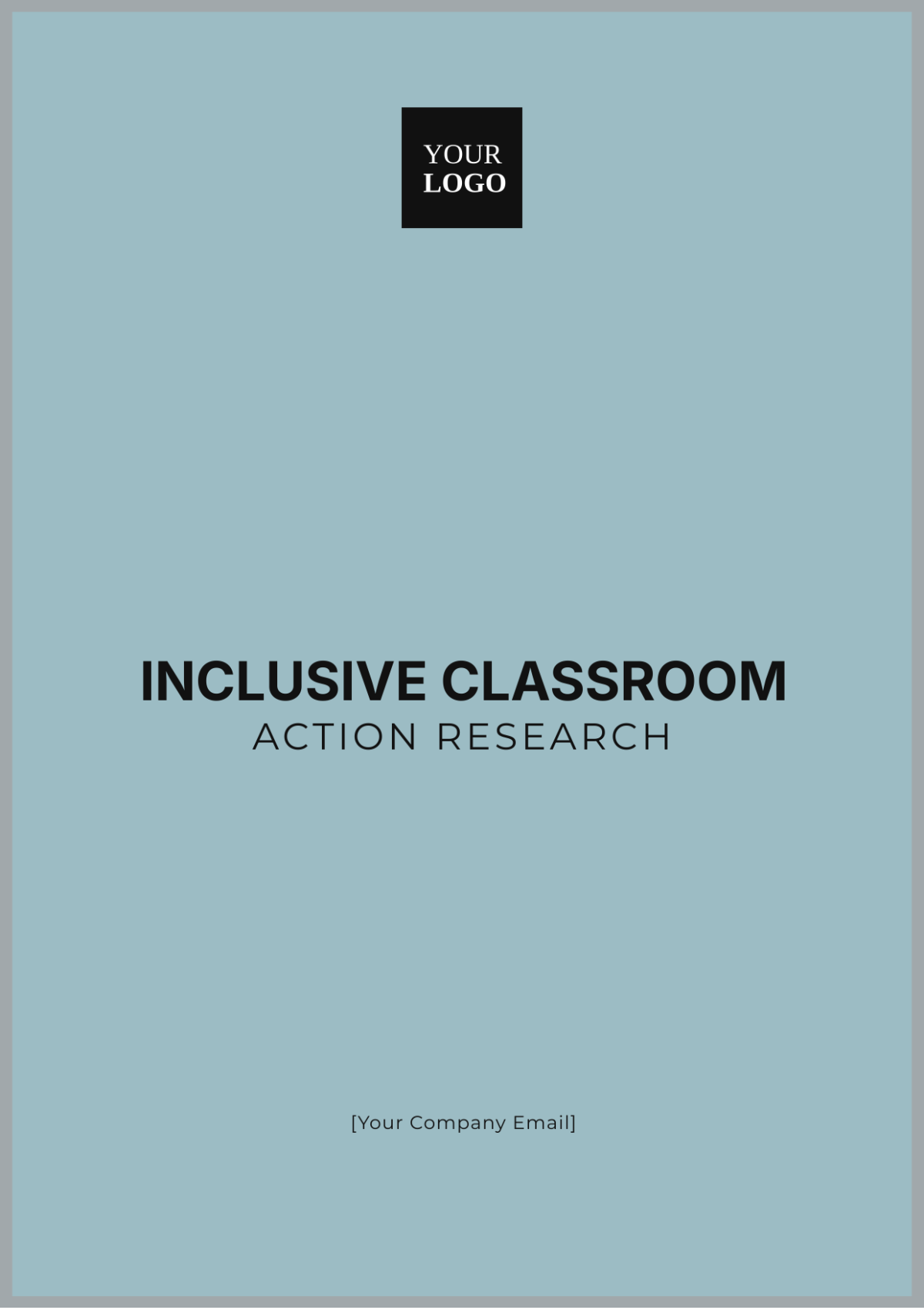 Inclusive Classroom Action Research Template - Edit Online & Download