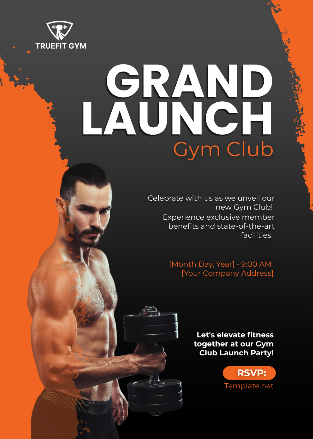 Gym Club Invitation