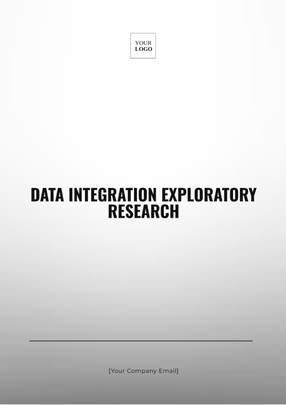 Data Integration Exploratory Research Template - Edit Online & Download