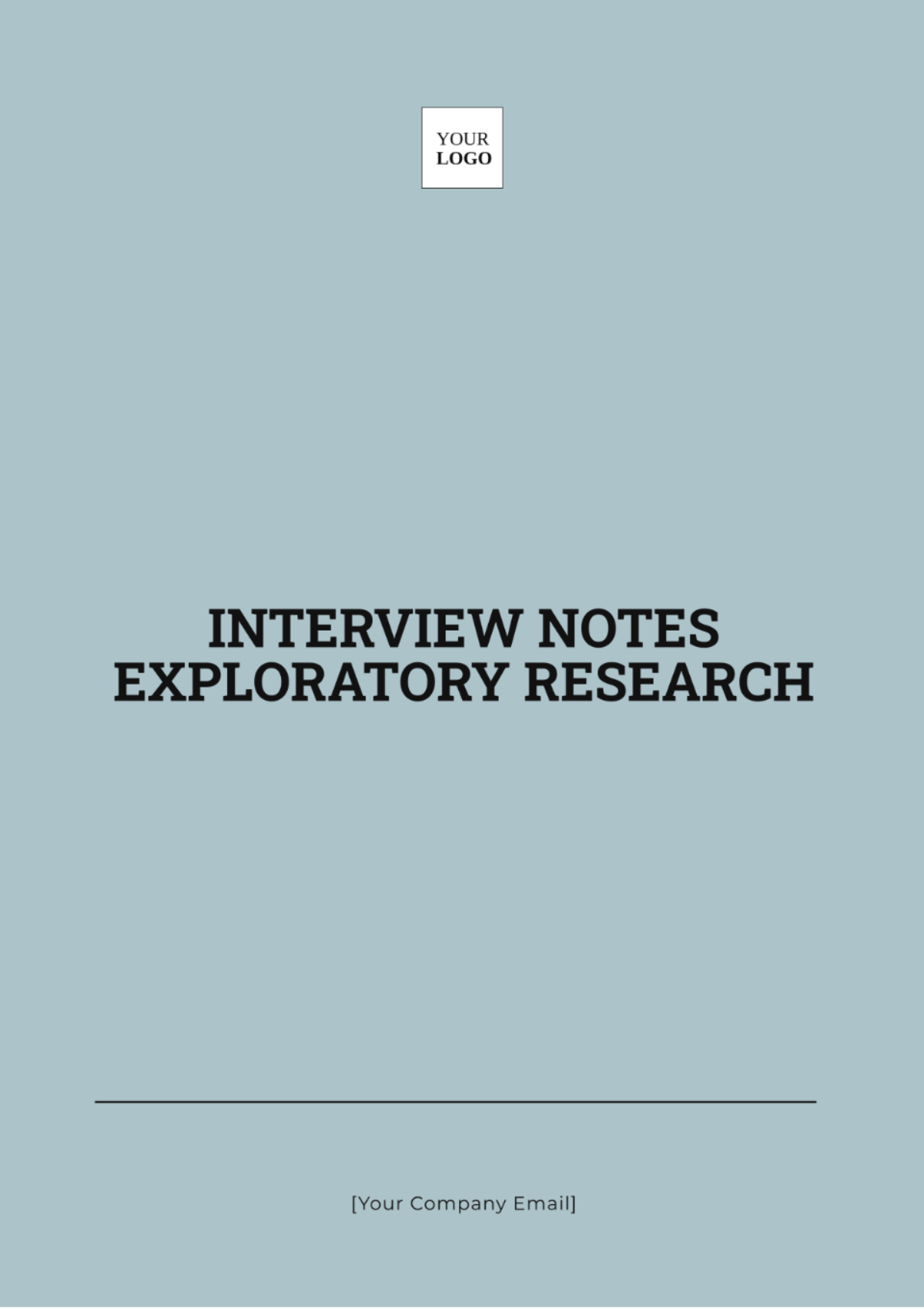 Interview Notes Exploratory Research Template - Edit Online & Download