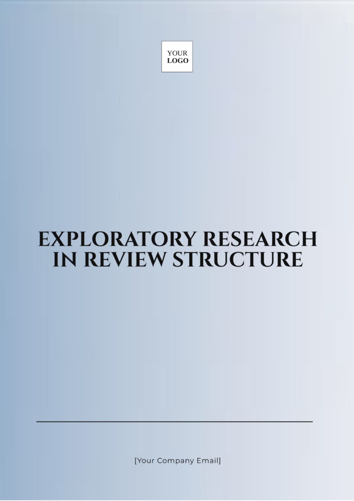 Exploratory Research in Review Structure Template - Edit Online & Download