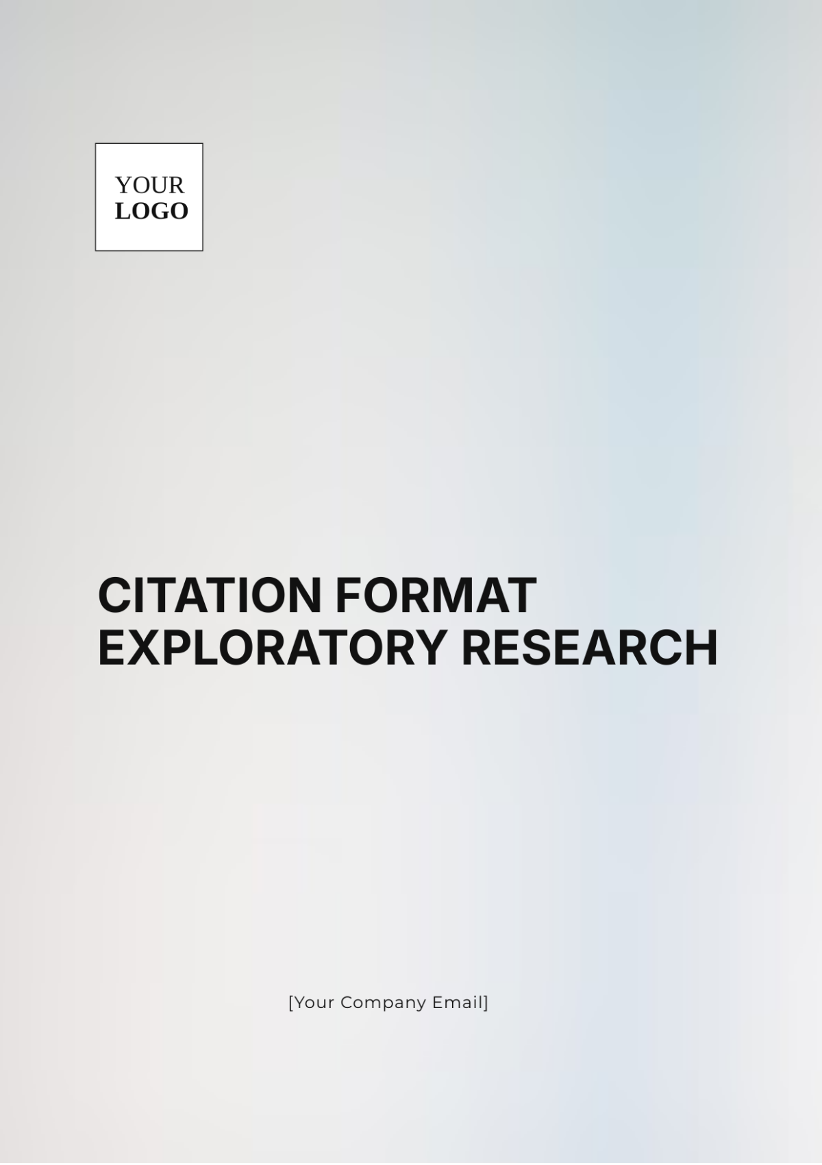 Citation Format Exploratory Research Template - Edit Online & Download