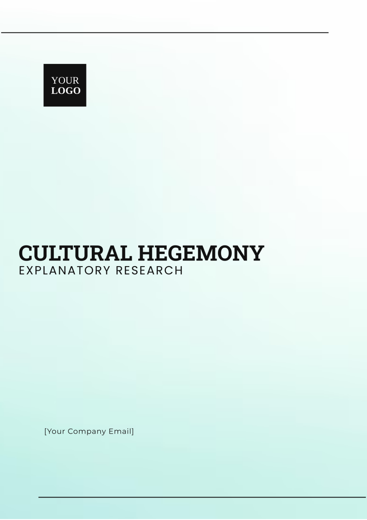 Cultural Hegemony Explanatory Research Template - Edit Online & Download