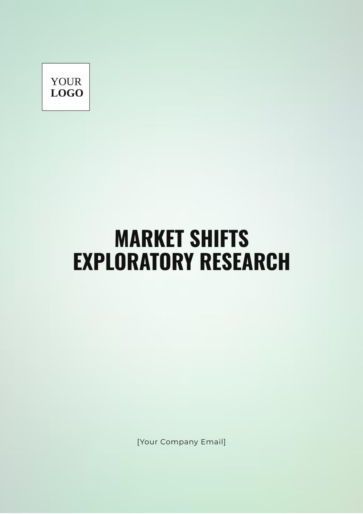 Market Shifts Exploratory Research Template - Edit Online & Download