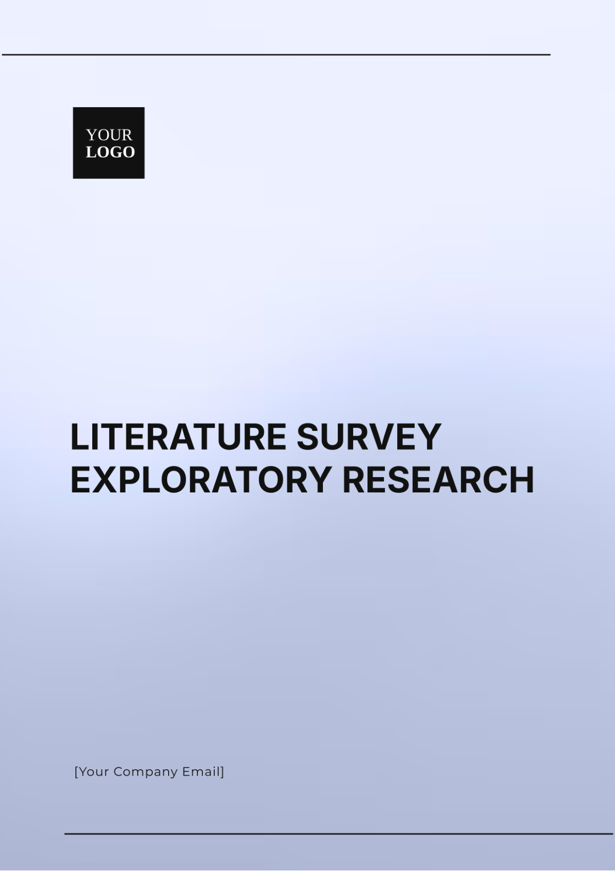 Literature Survey Exploratory Research Template - Edit Online & Download