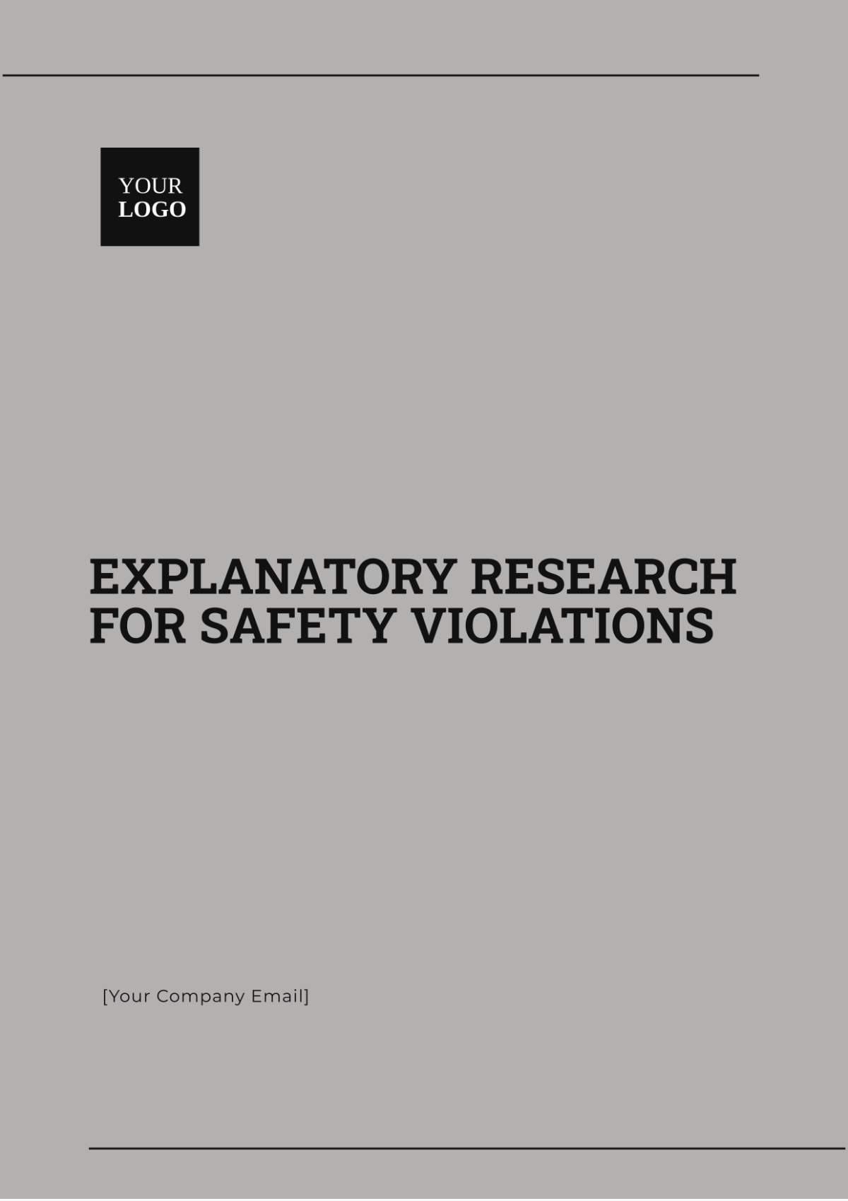 Explanatory Research for Safety Violations Template - Edit Online & Download