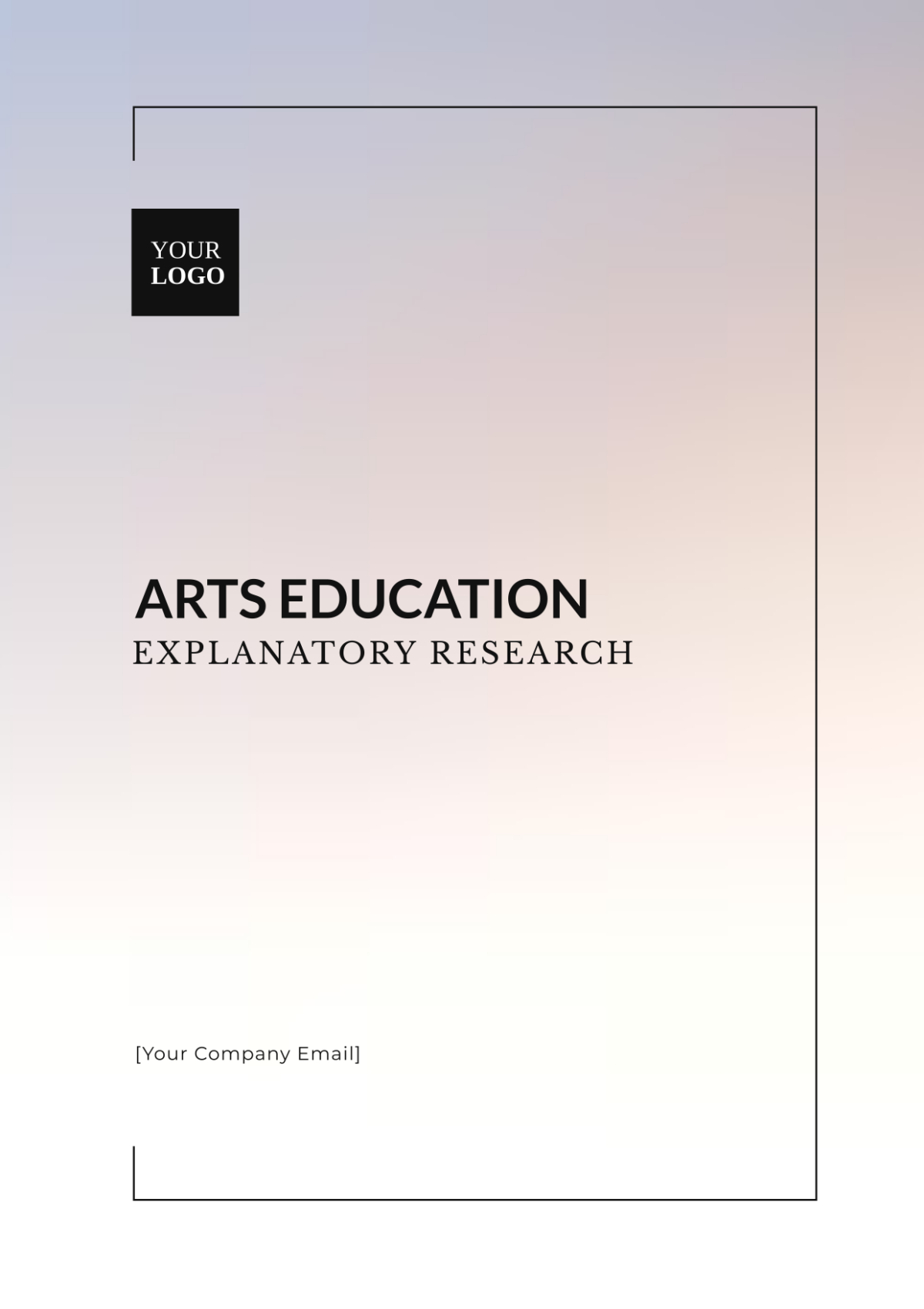 Arts Education Explanatory Research Template - Edit Online & Download