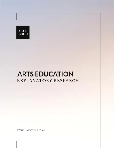 Free Arts Education Explanatory Research Template to Edit Online