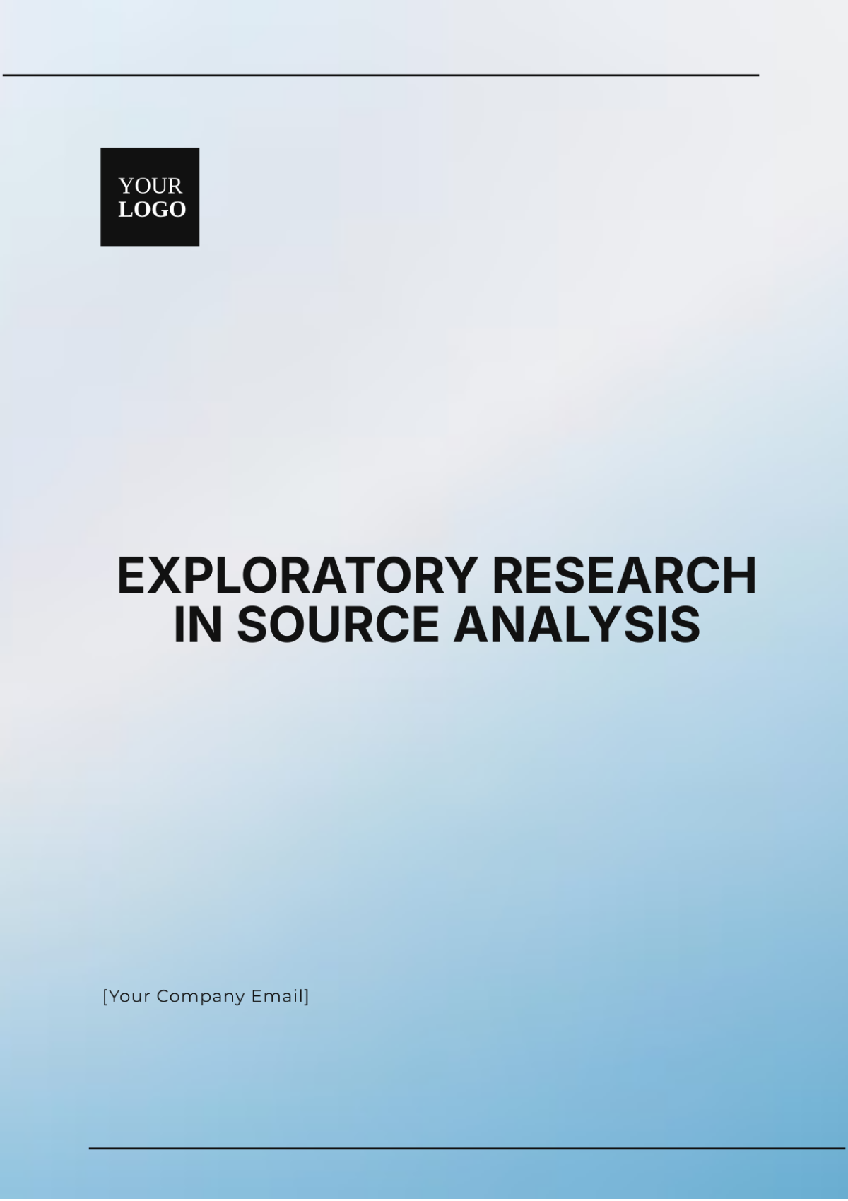 Exploratory Research in Source Analysis Template - Edit Online & Download