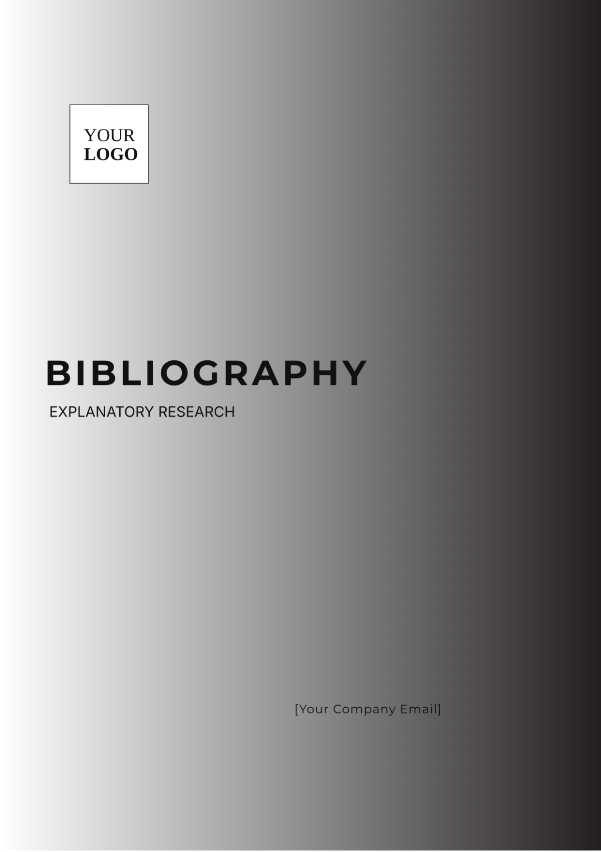 Explanatory Research Bibliography Template - Edit Online & Download