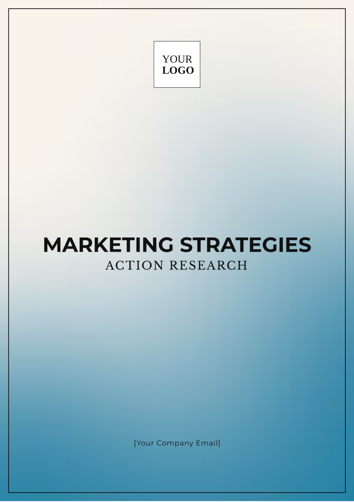 Marketing Strategies Action Research Template - Edit Online & Download