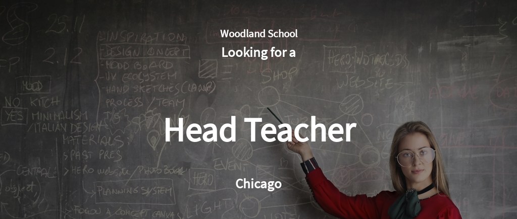 Free Head Teacher Job Ad/Description Template.jpe