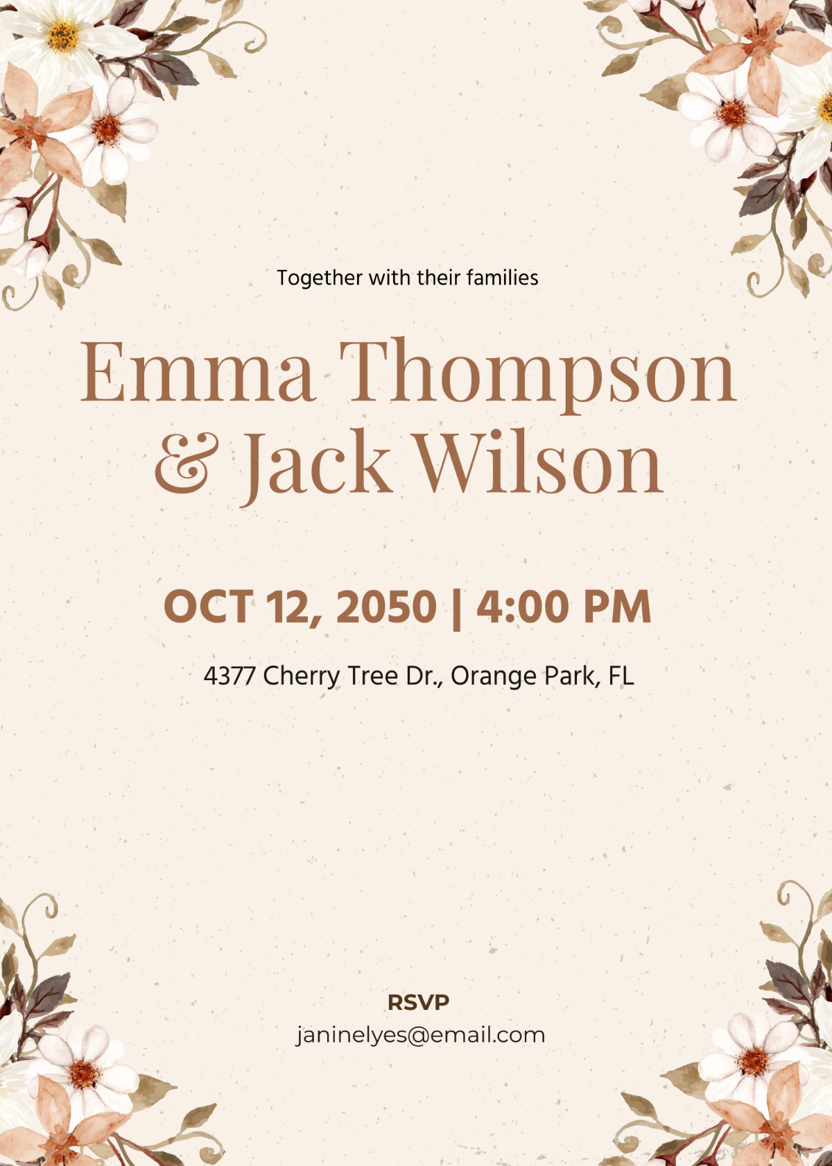 Rustic Invitation Template - Edit Online & Download