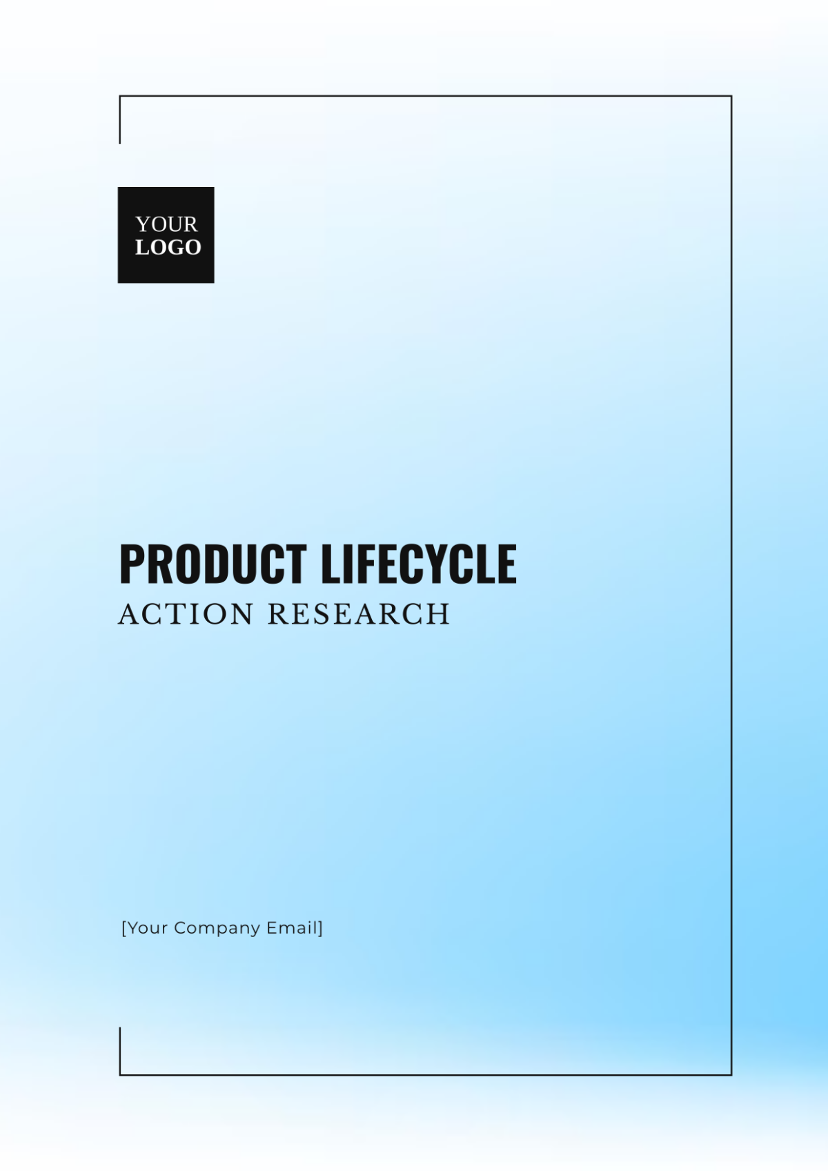 Product Lifecycle Action Research Template - Edit Online & Download