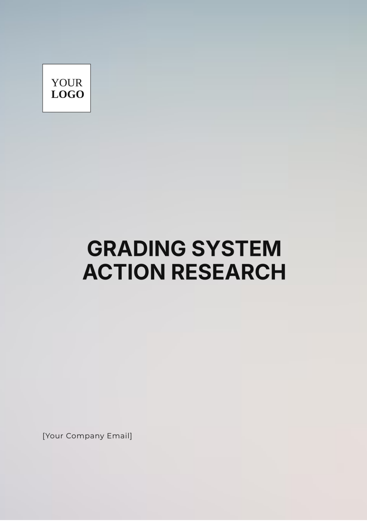 Grading System Action Research Template - Edit Online & Download