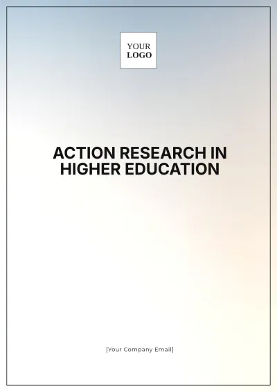 Free Action Research in Higher Education Template to Edit Online