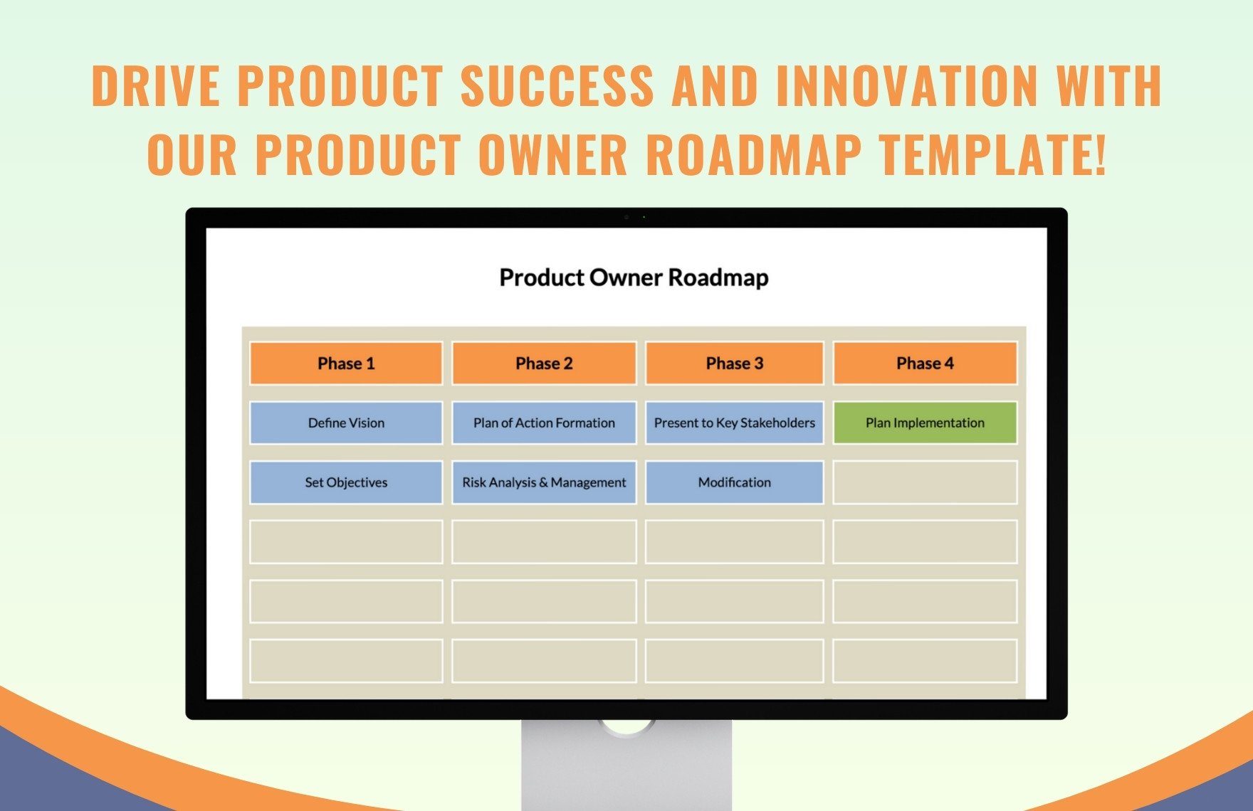 Product Owner Roadmap Template