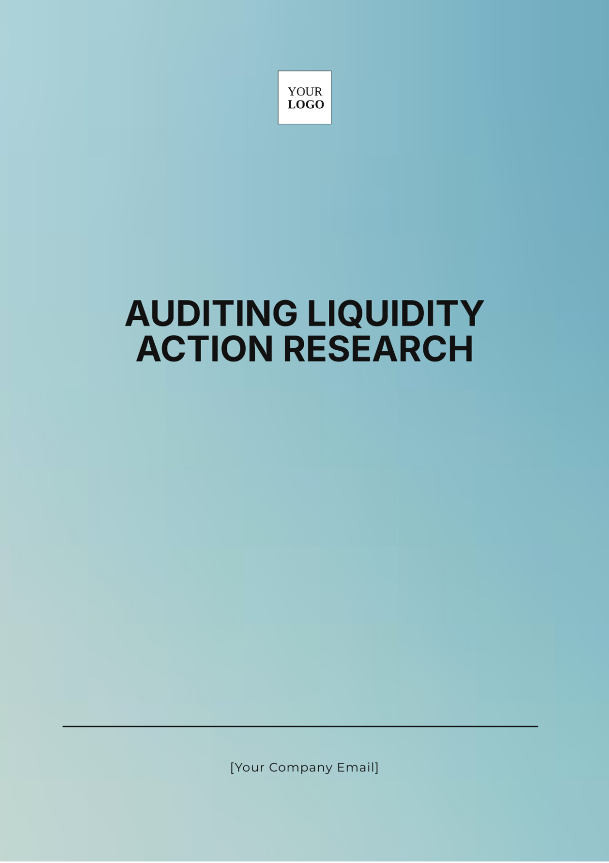 Auditing Liquidity Action Research Template - Edit Online & Download