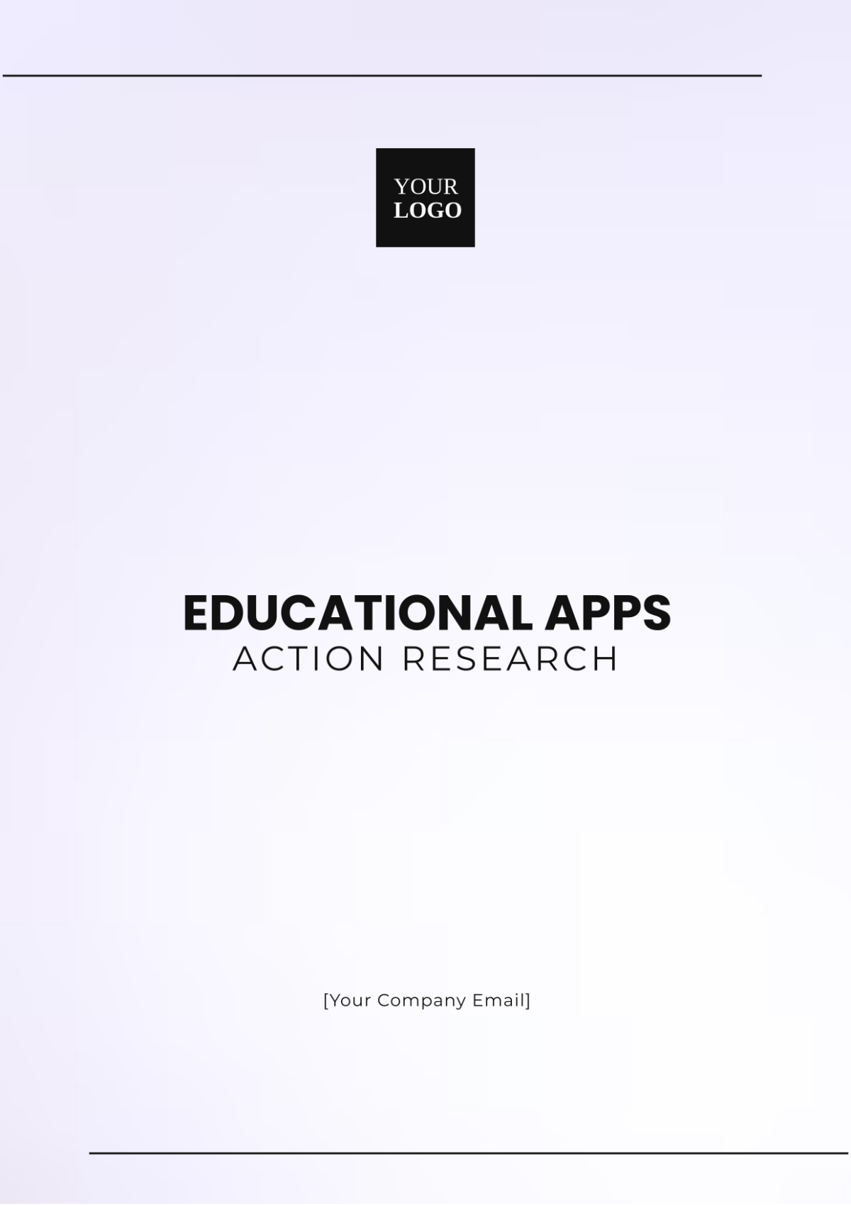 Educational Apps Action Research Template - Edit Online & Download