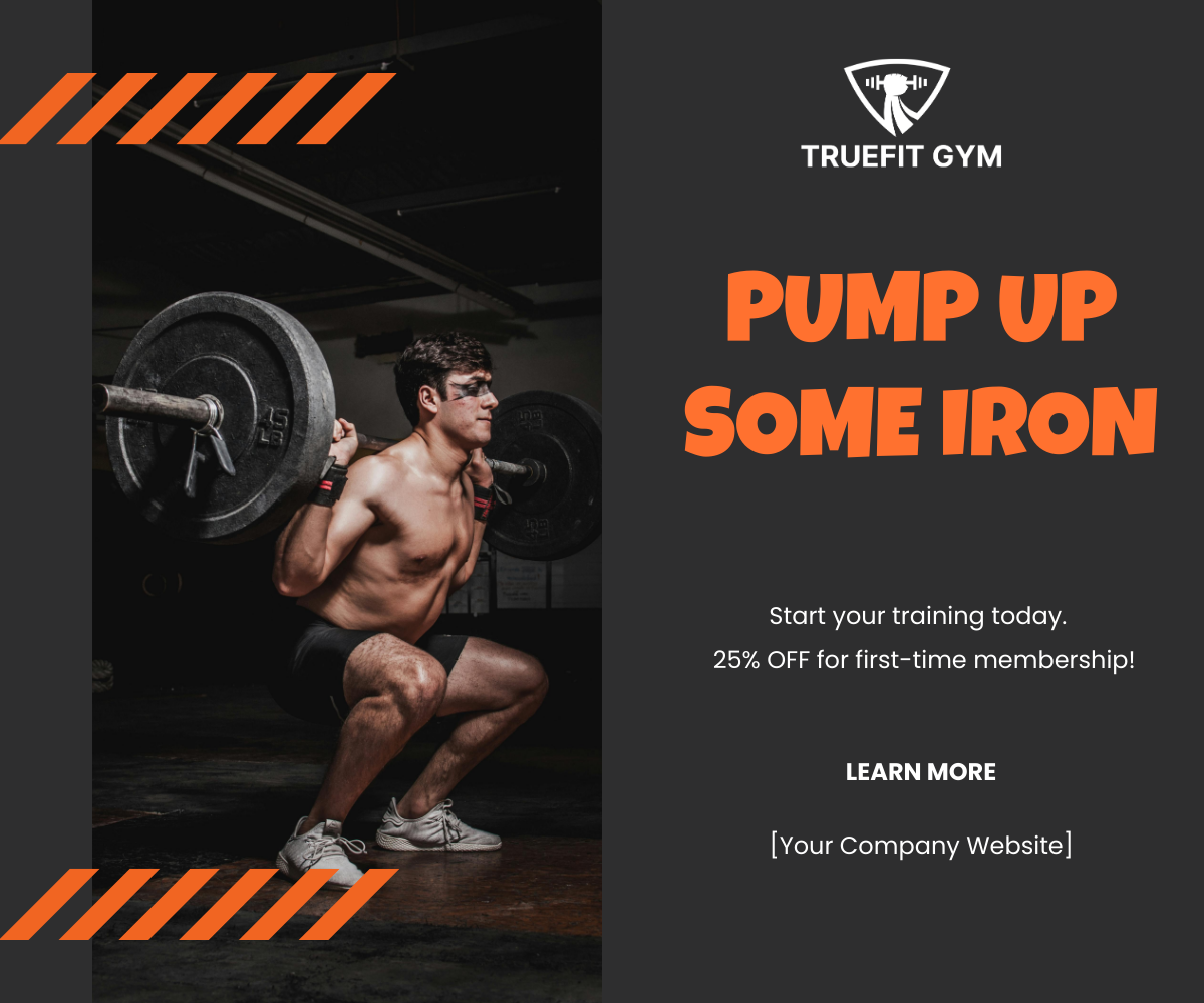 Gym Ad Banner Template - Download | Template.net