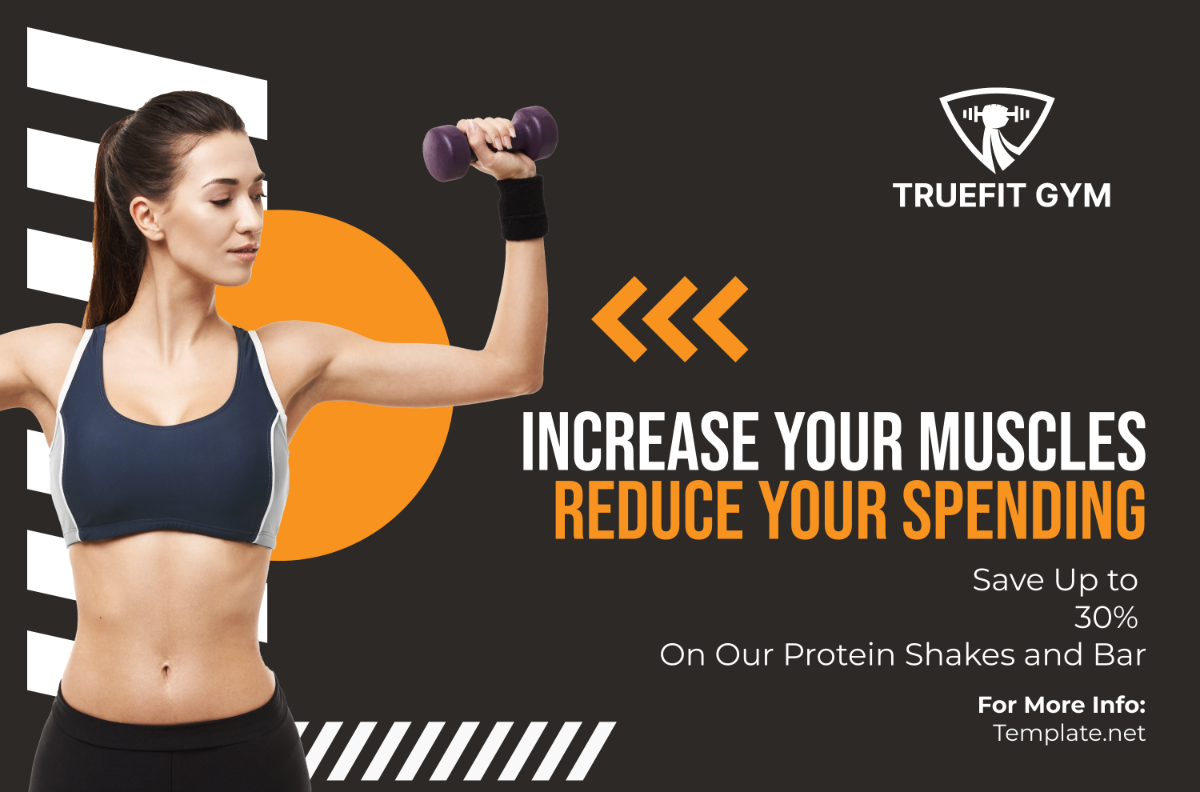 Free Gym Special Offer Banner Template - Edit Online & Download ...