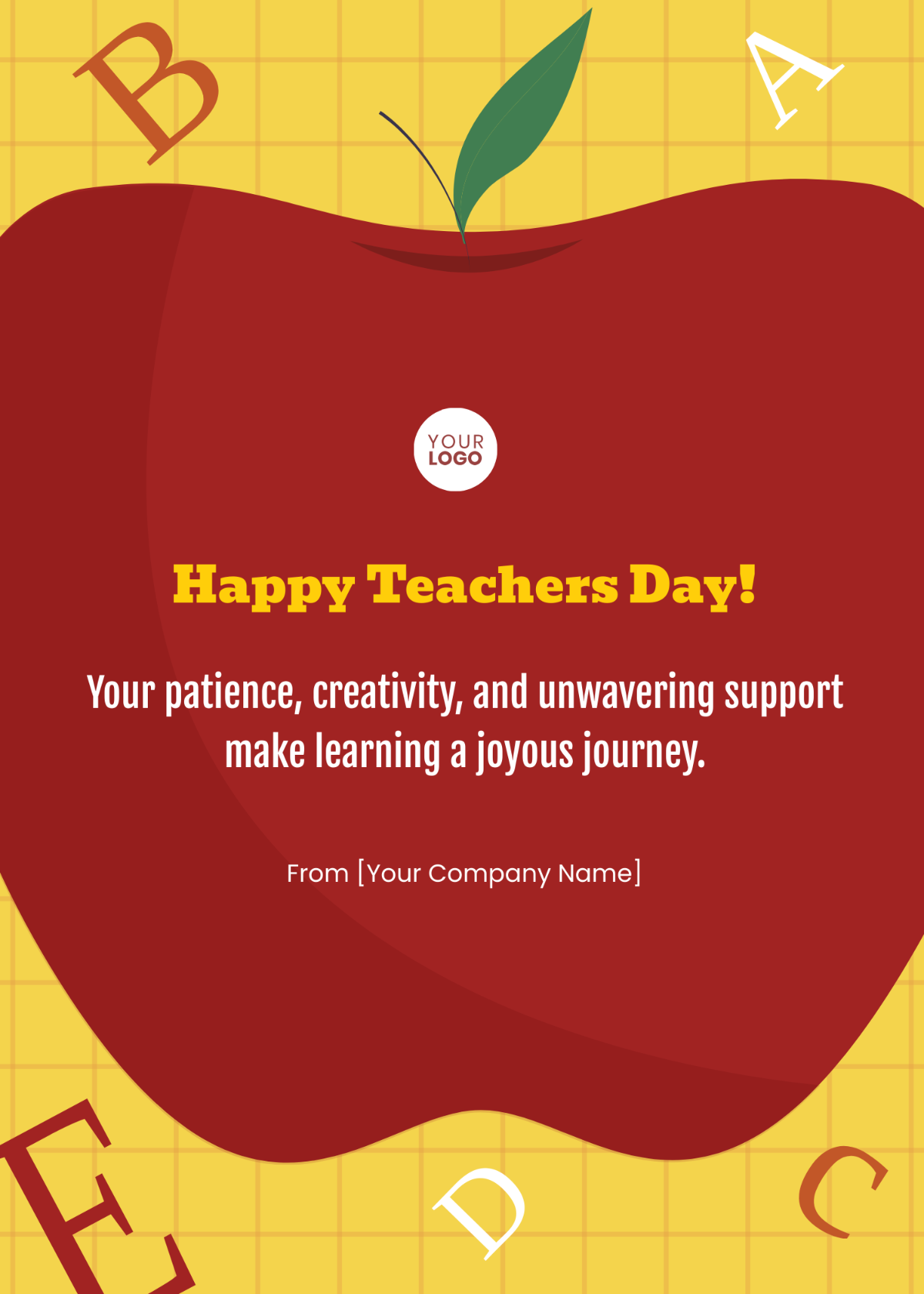 Teacher's Day Heart Touching Message Template - Edit Online & Download