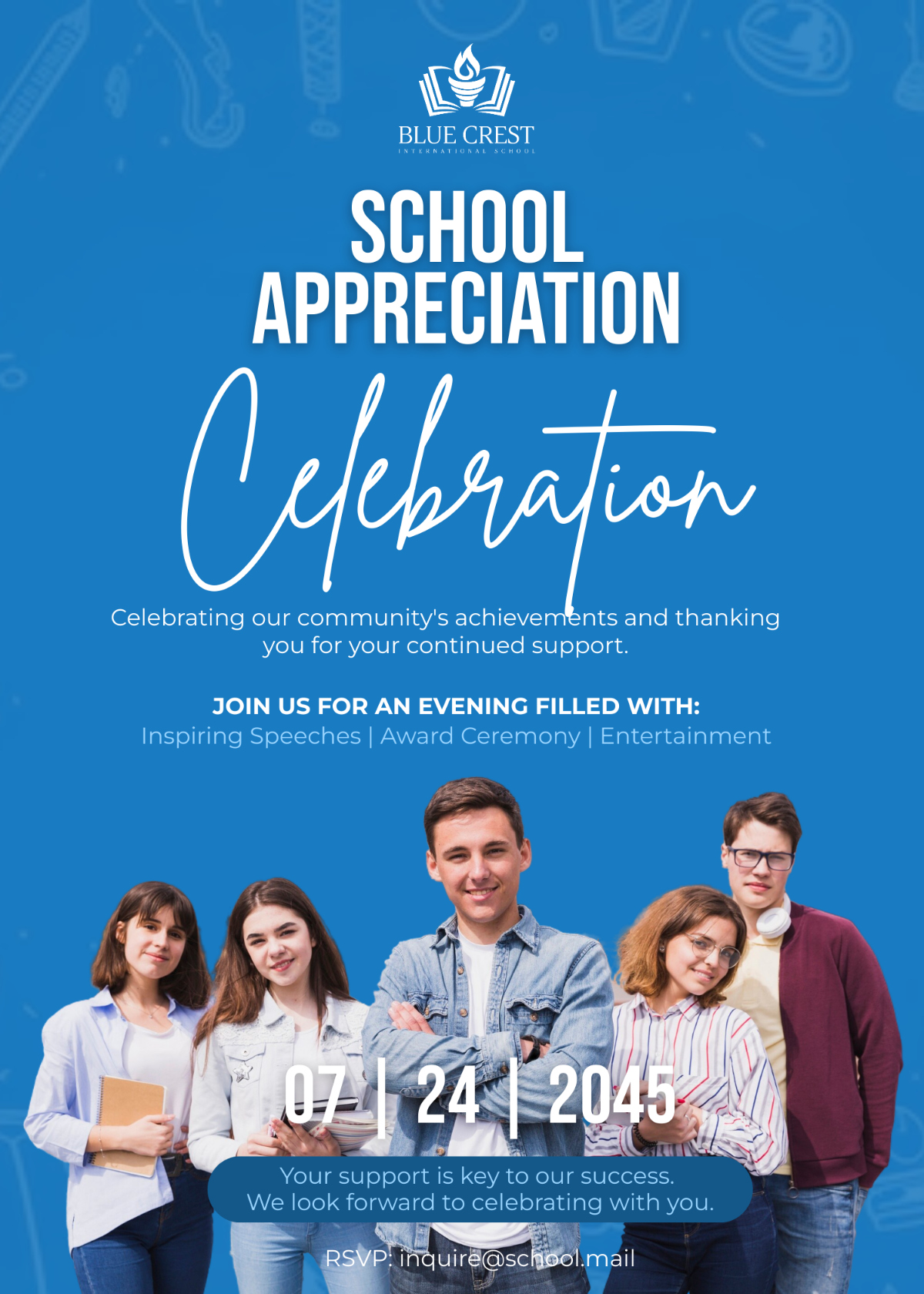 School Appreciation Invitation Template