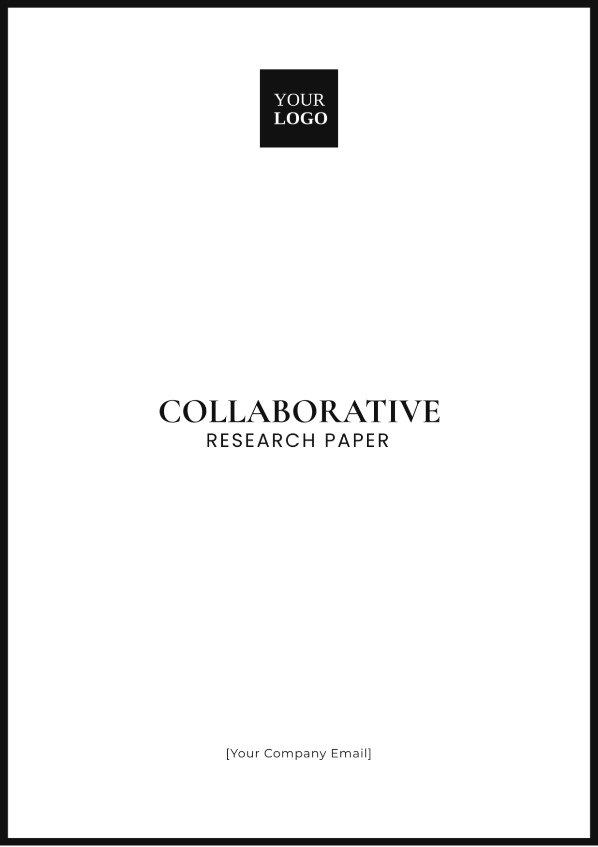 Free Collaborative Research Paper Template