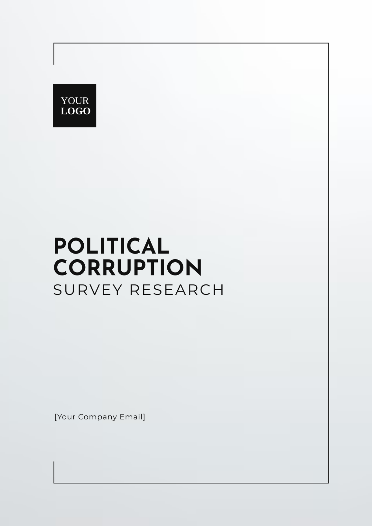 Political Corruption Survey Research Template | Template.net