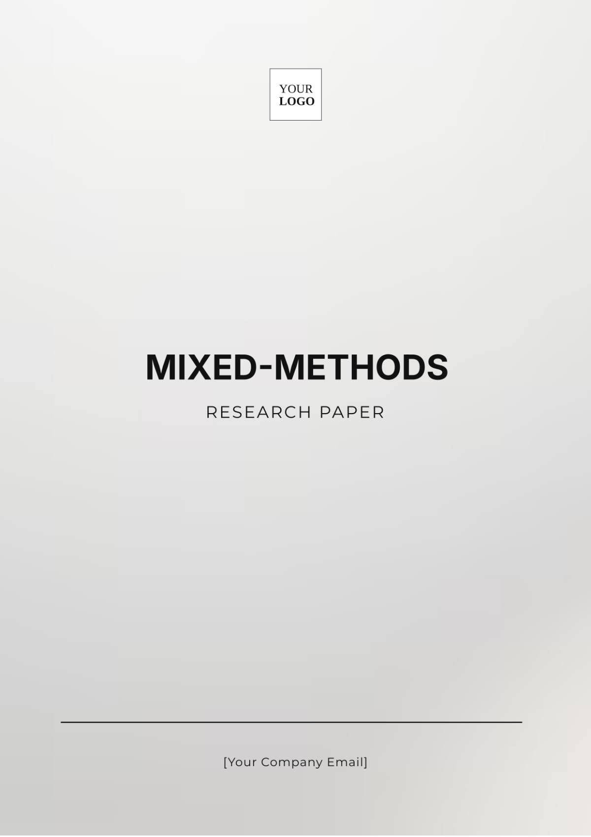 Mixed-Methods Research Paper Template