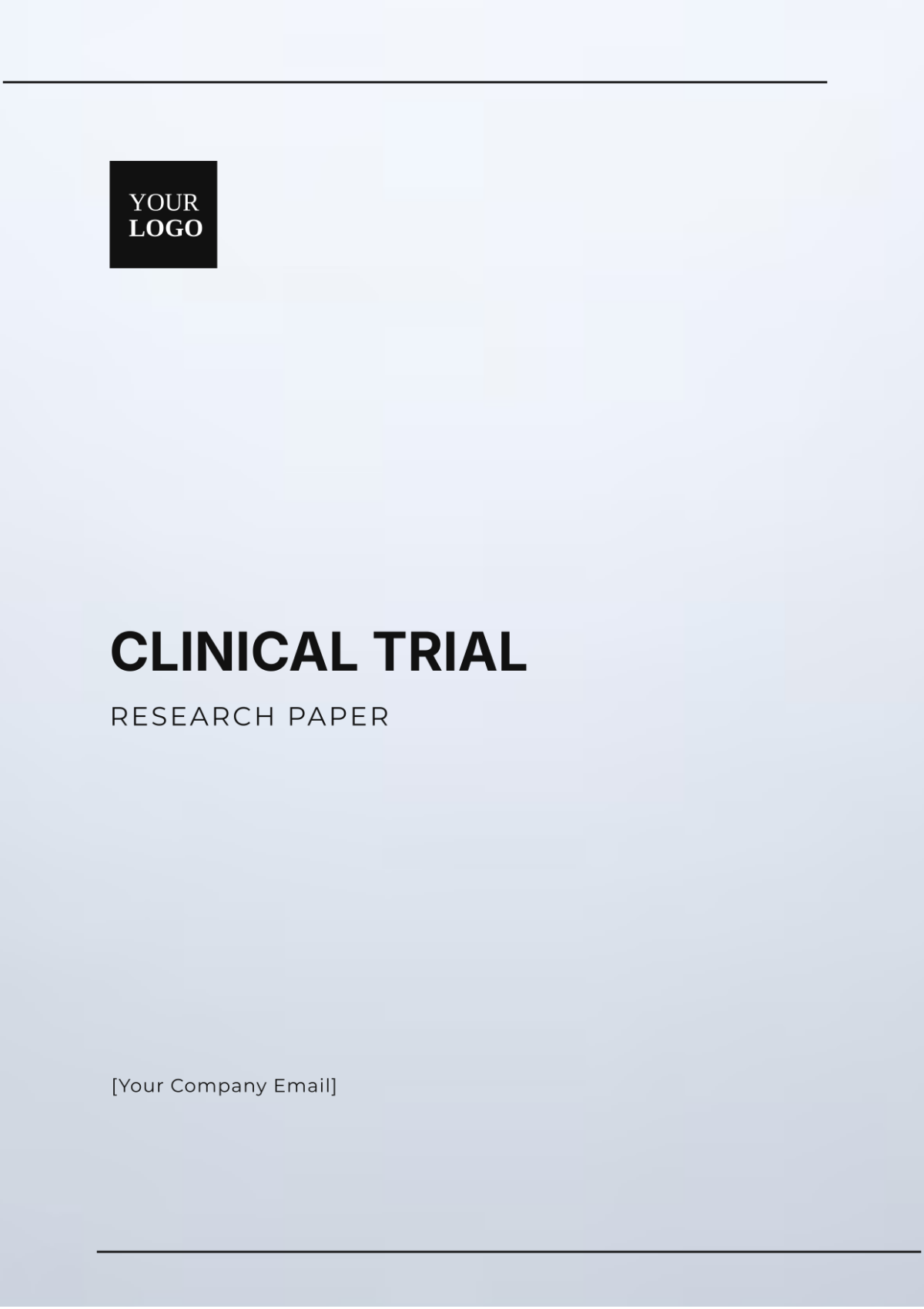 Clinical Trial Research Paper Template