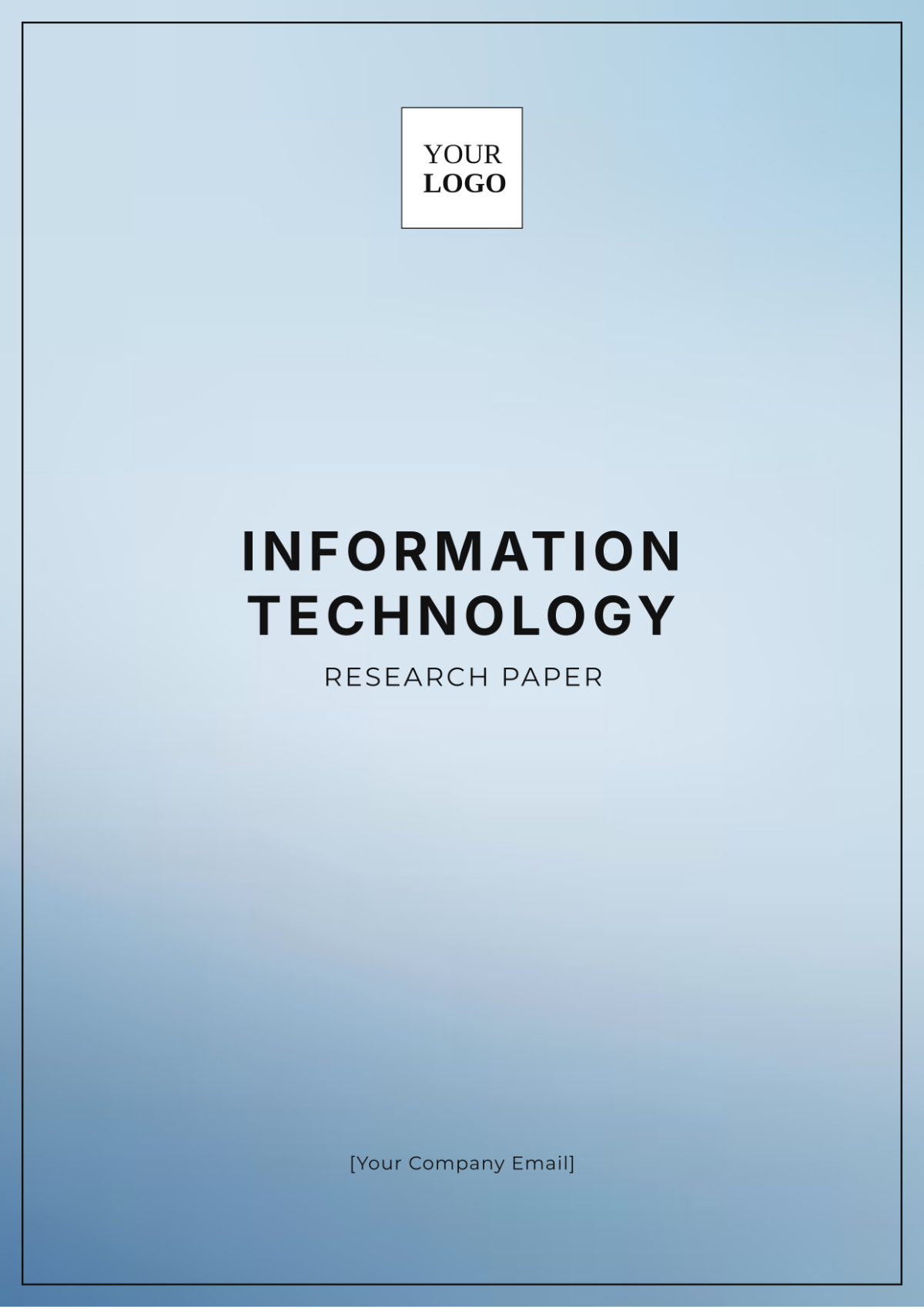 Information Technology Research Paper Template - Edit Online & Download