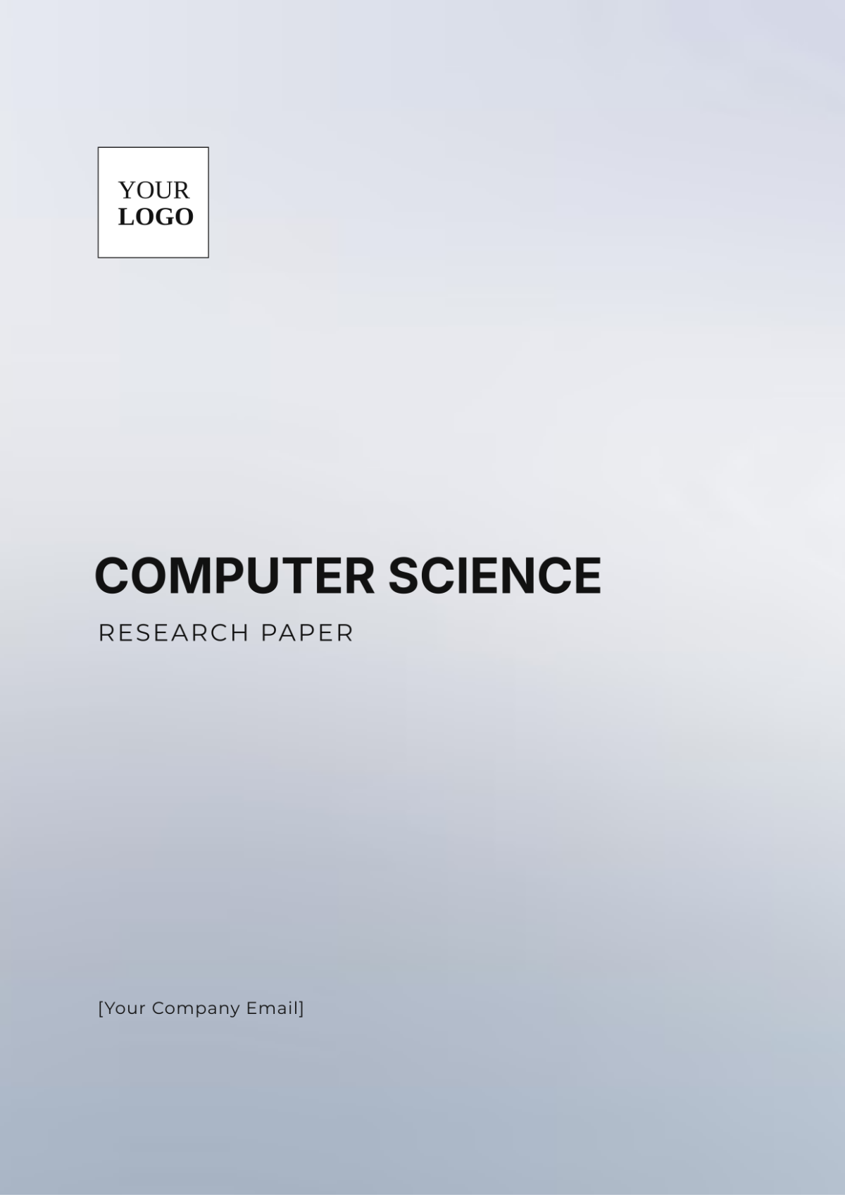 Computer Science Research Paper Template